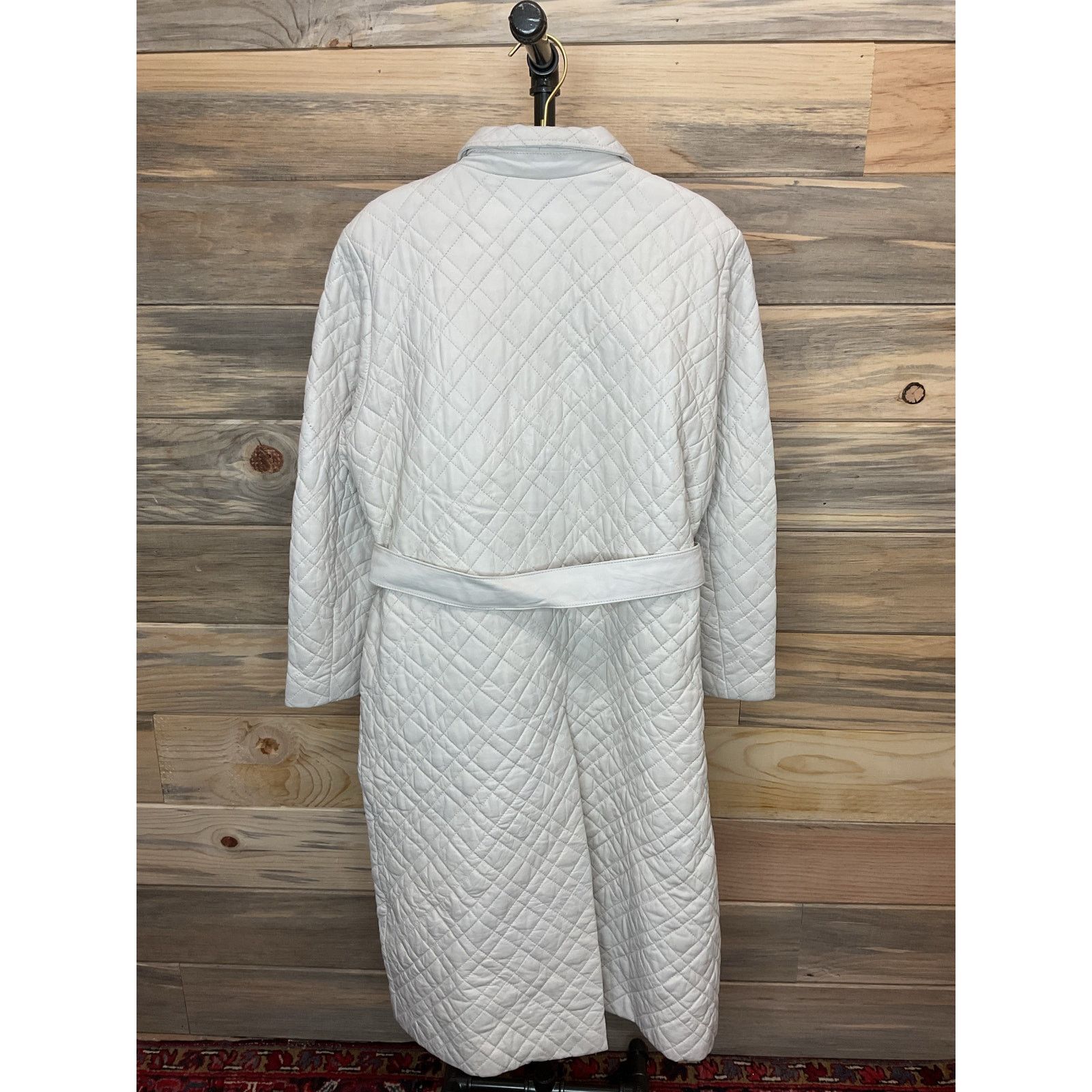Muubaa MUUBAA NWT Xena Maxi Belted Quilted Leather Trench Coat 10 Size L / US 10 / IT 46 - 3 Thumbnail