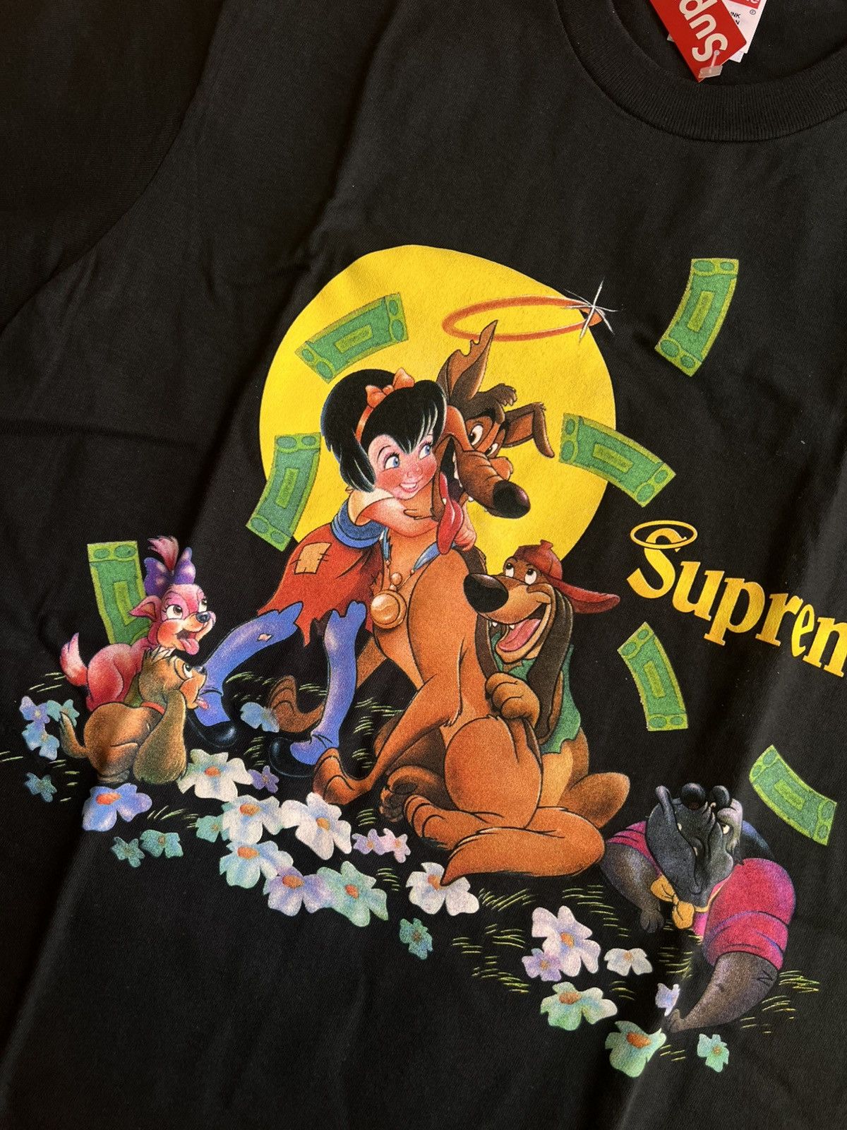 Supreme S Supreme All Dogs Go To Heaven Tee FW25 Movie Graphic Size US S / EU 44-46 / 1 - 7 Thumbnail
