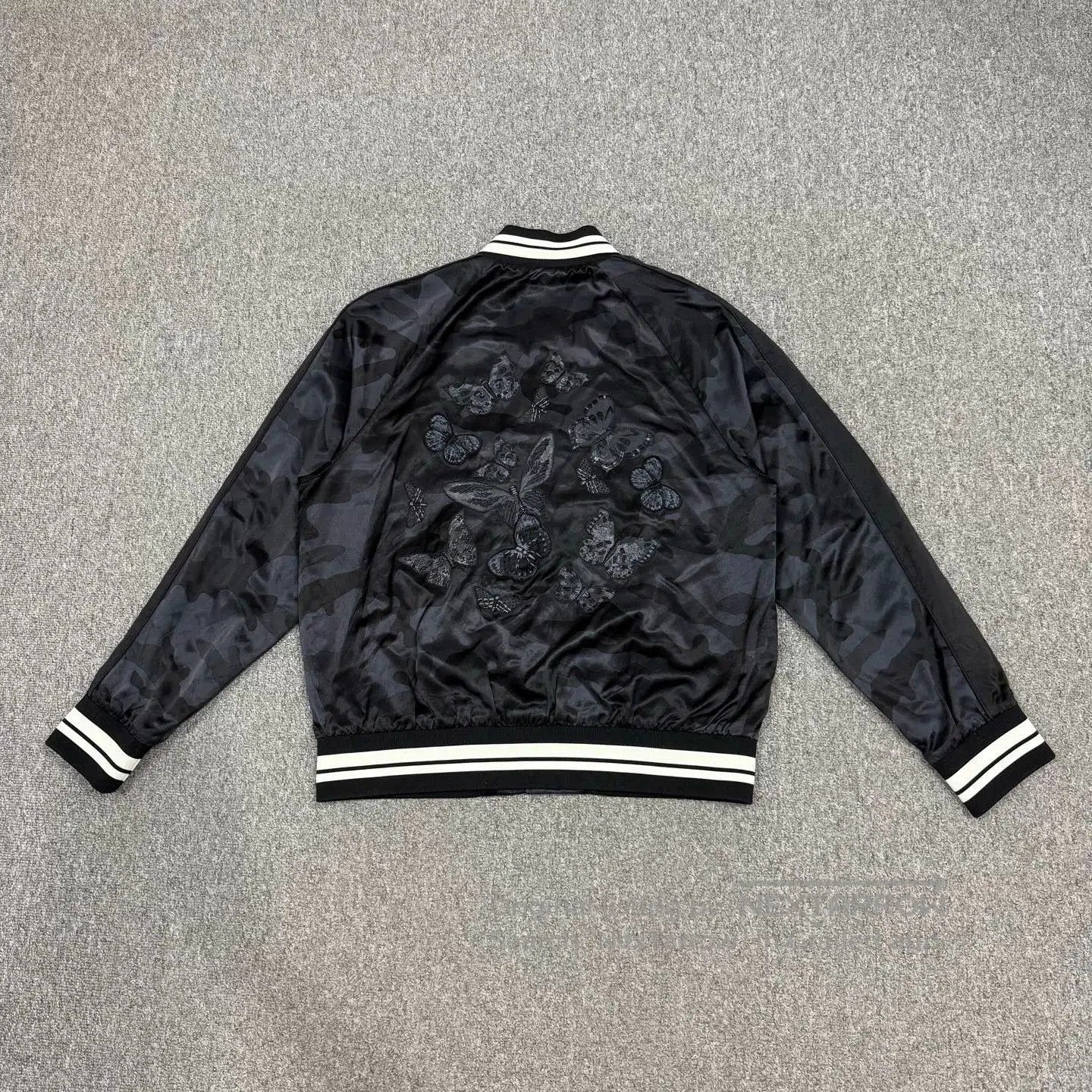 Valentino Valentino Embroidered Butterfly Bomber Jacket. Size US XL / EU 56 / 4 - 2 Thumbnail