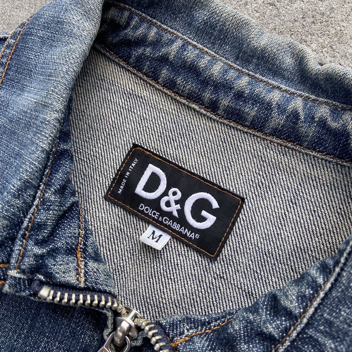 Dolce & Gabbana 📌 Vintage Dolce&Gabanna Y2K Denim Jacket Size M / US 6-8 / IT 42-44 - 4 Thumbnail