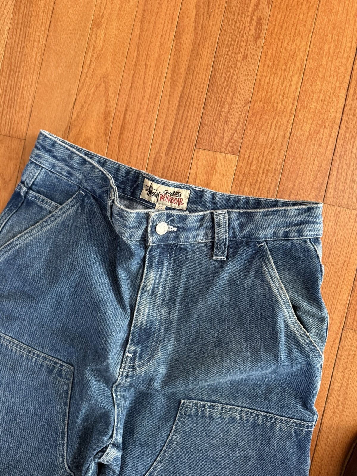 Stussy Stussy Carpenter Double Knee Denim Size US 29 - 3 Thumbnail