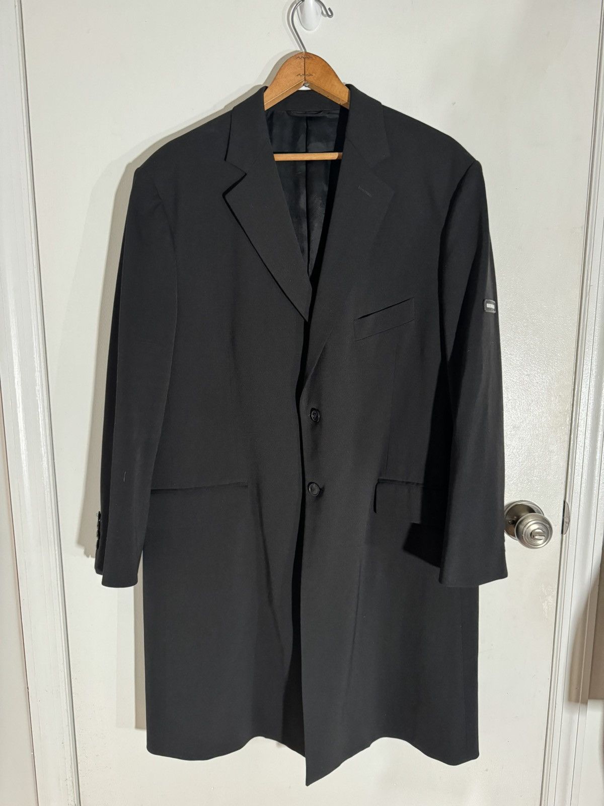 Balenciaga Tailored Long Patch Coat