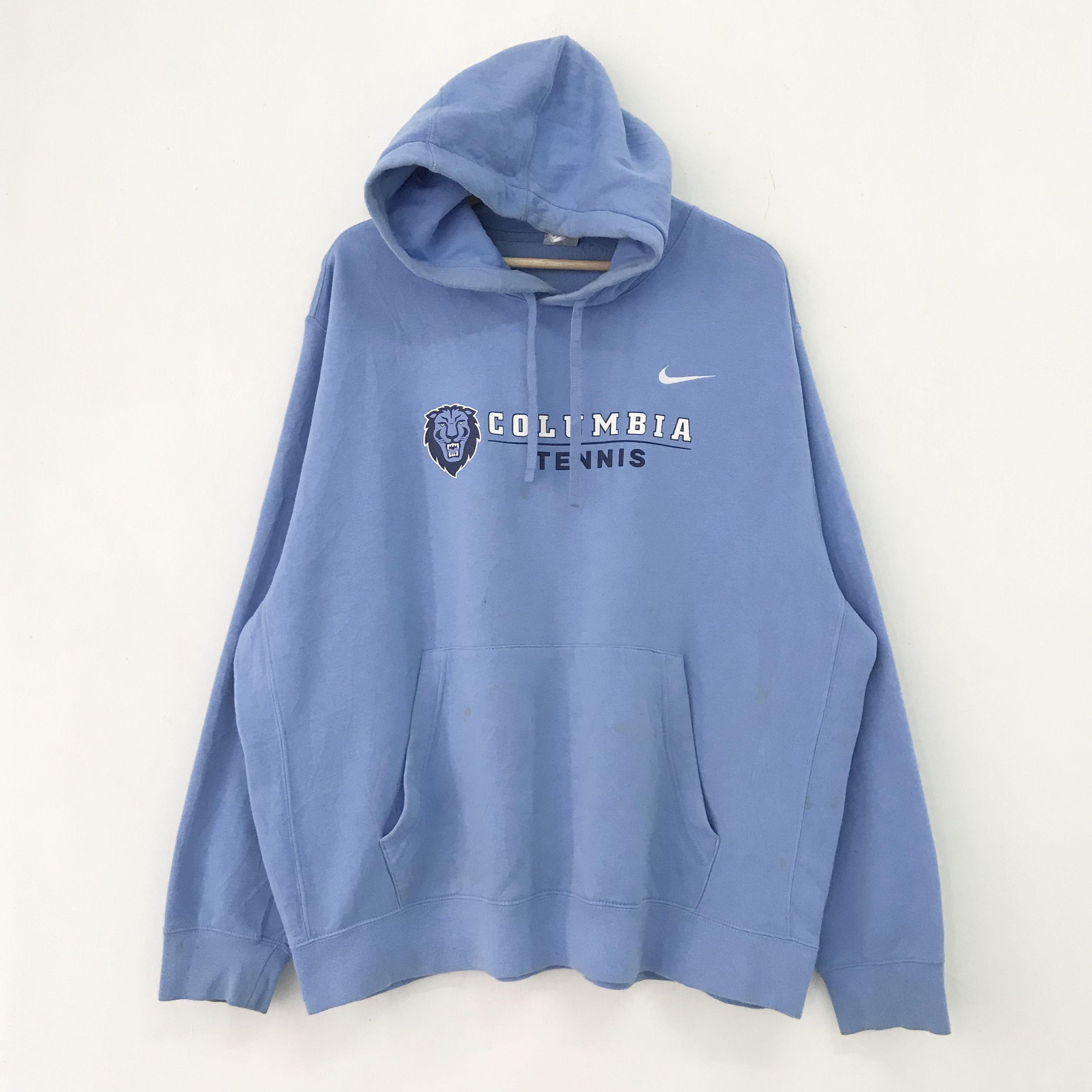 Nike Vintage Nike Swoosh Blue Sweater 2Xlarge - 409 Size US XXL / EU 58 / 5 - 1 Thumbnail