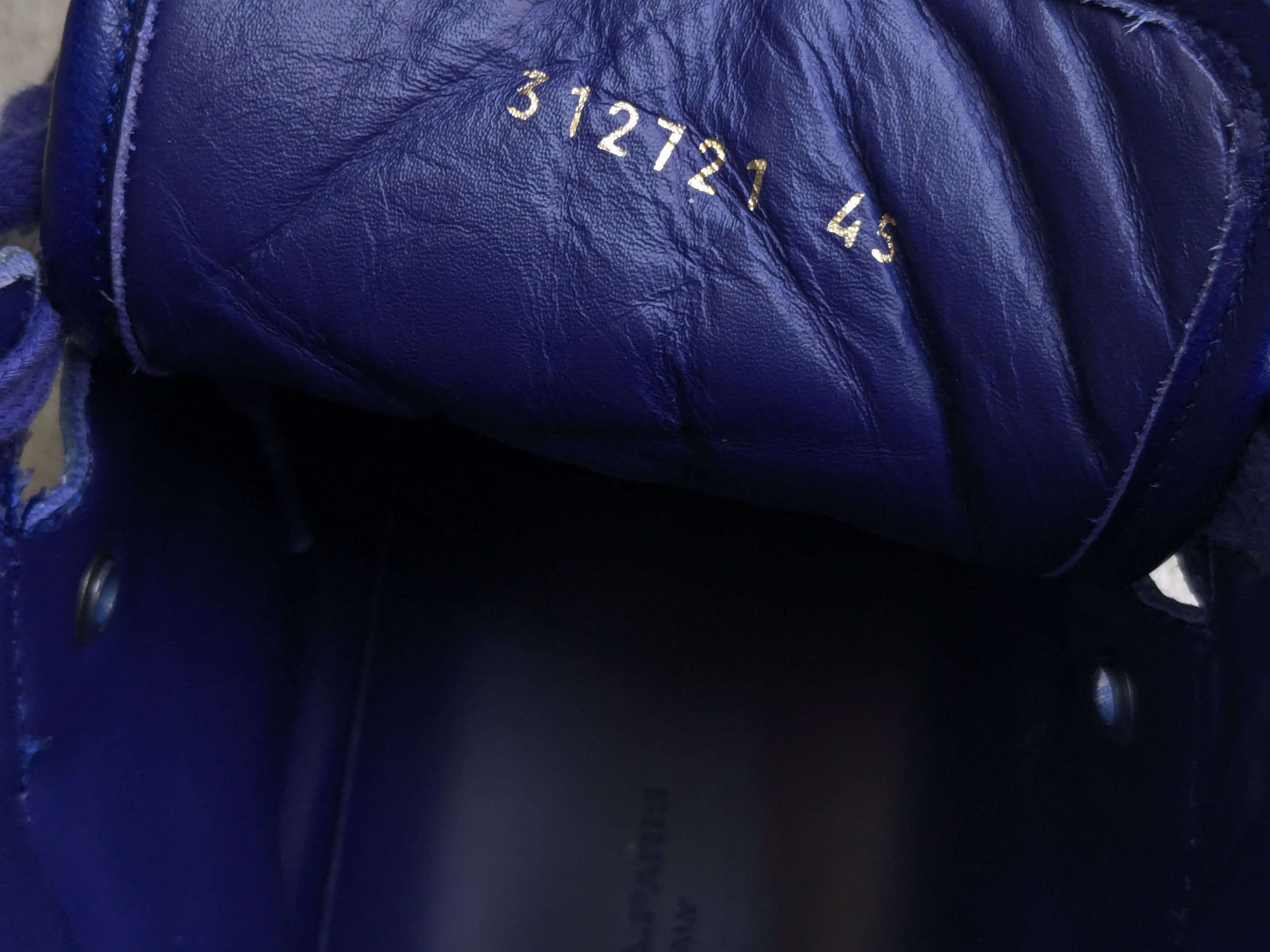 Balenciaga Balenciaga Arena Blue 13 High Tops Leather Size US 13 / EU 46 - 3 Thumbnail