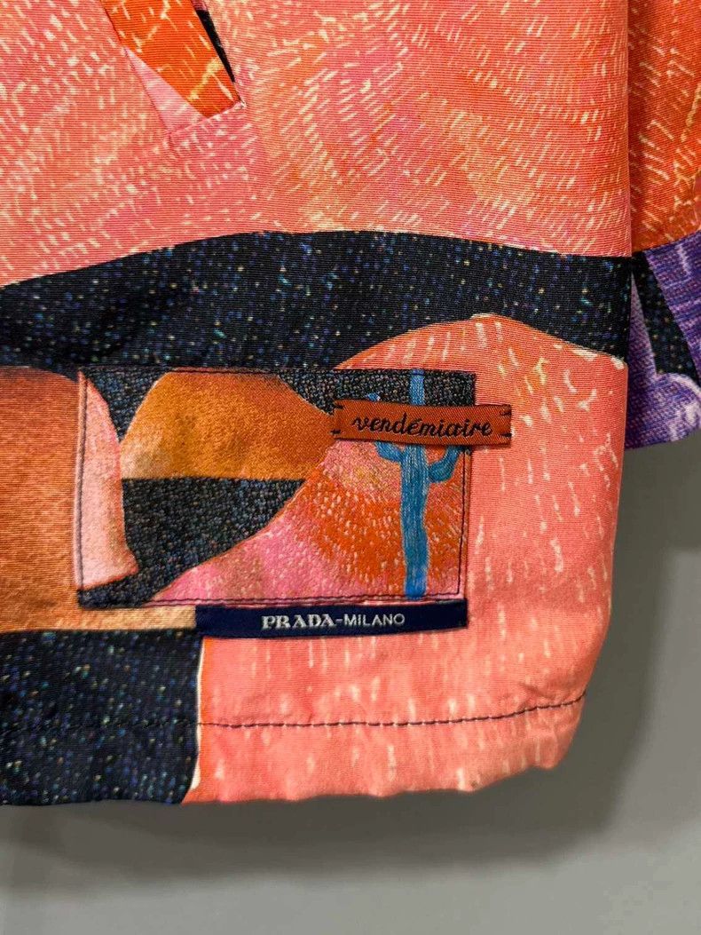Prada Prada Show style art print zipper jacket 2504-Nextarrow Size XS / US 0-2 / IT 36-38 - 4 Thumbnail