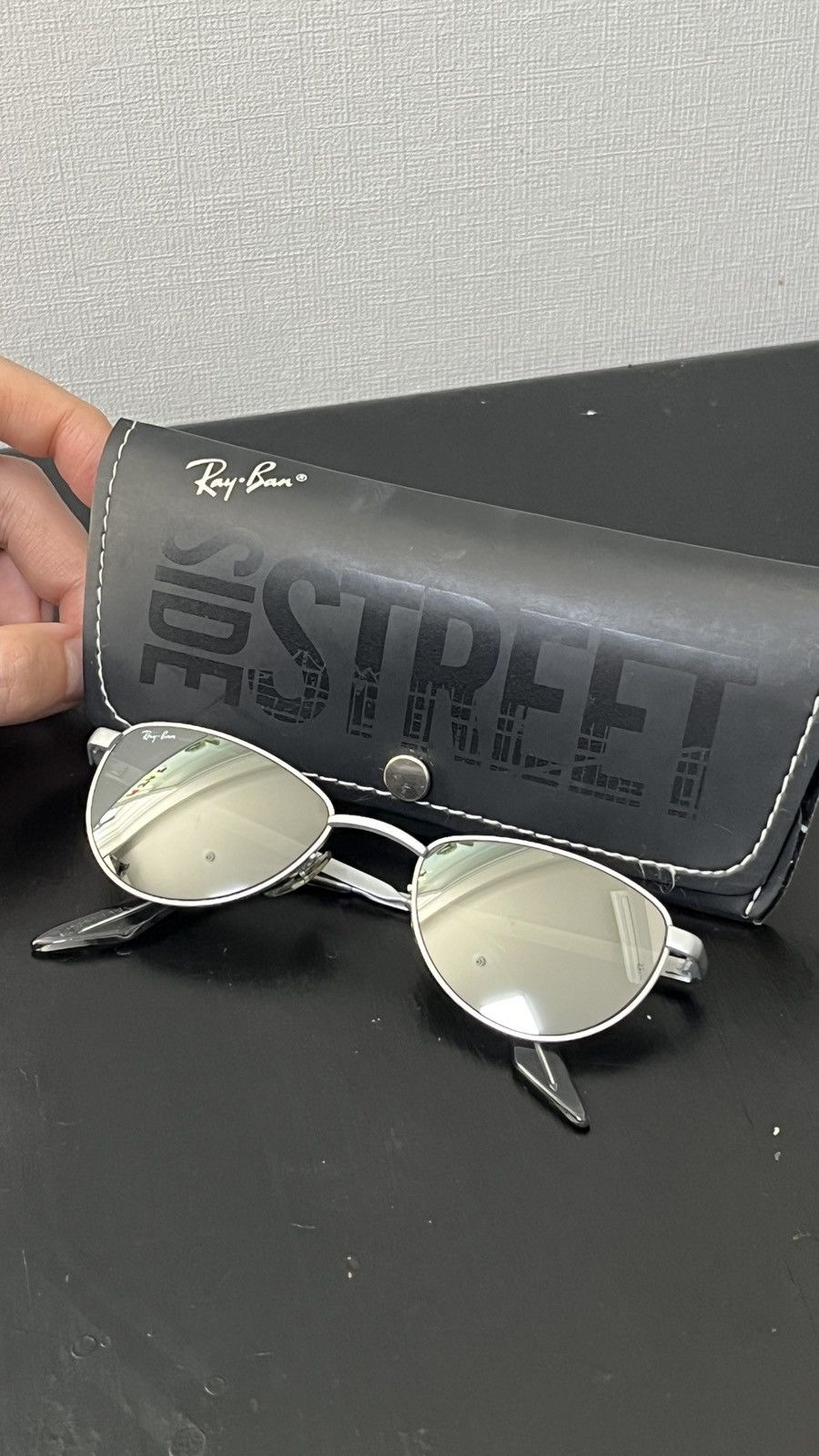 RayBan 🔥Holy Grail🔥Still New! 90s B&L Sidestreet🕶️ Silver Shine✨ Size ONE SIZE - 17 Thumbnail