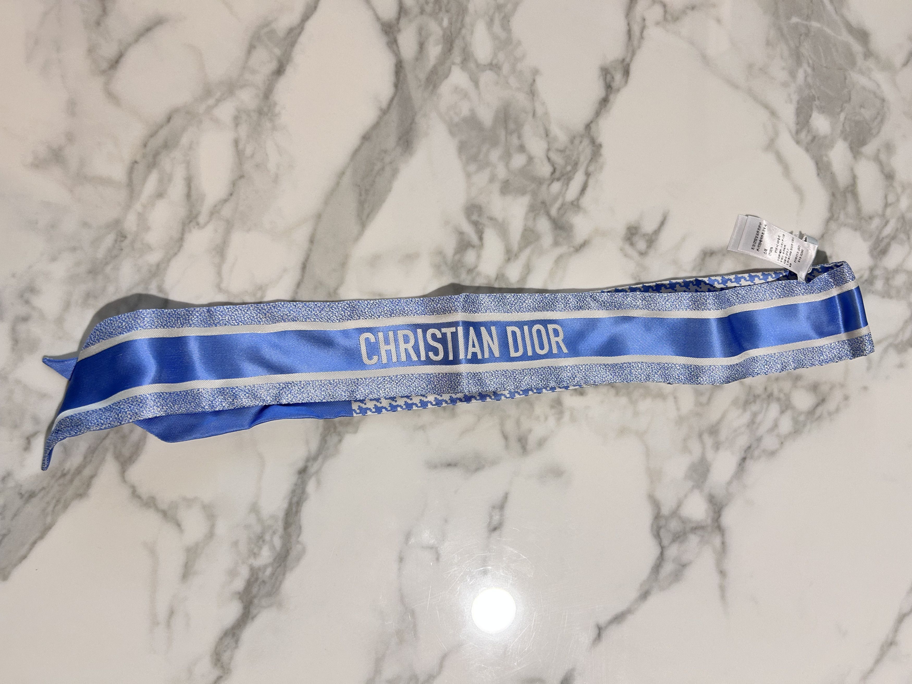 Dior Bleu montaigne bande Size ONE SIZE - 7 Thumbnail
