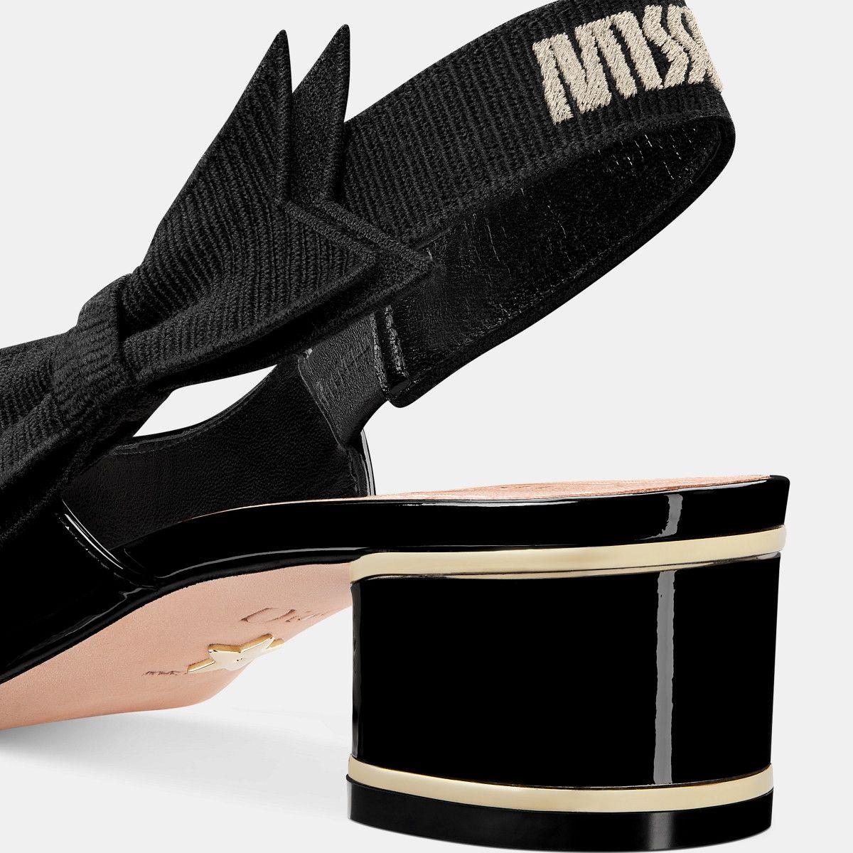 Dior o1bcso1str0226 Miss Dior Slingback Pump in Black Size US 10 / IT 40 - 5 Thumbnail