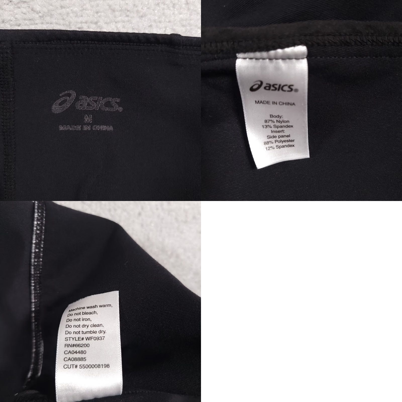 Asics ASICS Tennis Athletic Skort Women's Medium Black Zipper Pocket Stretch Sport Size ONE SIZE - 9 Thumbnail