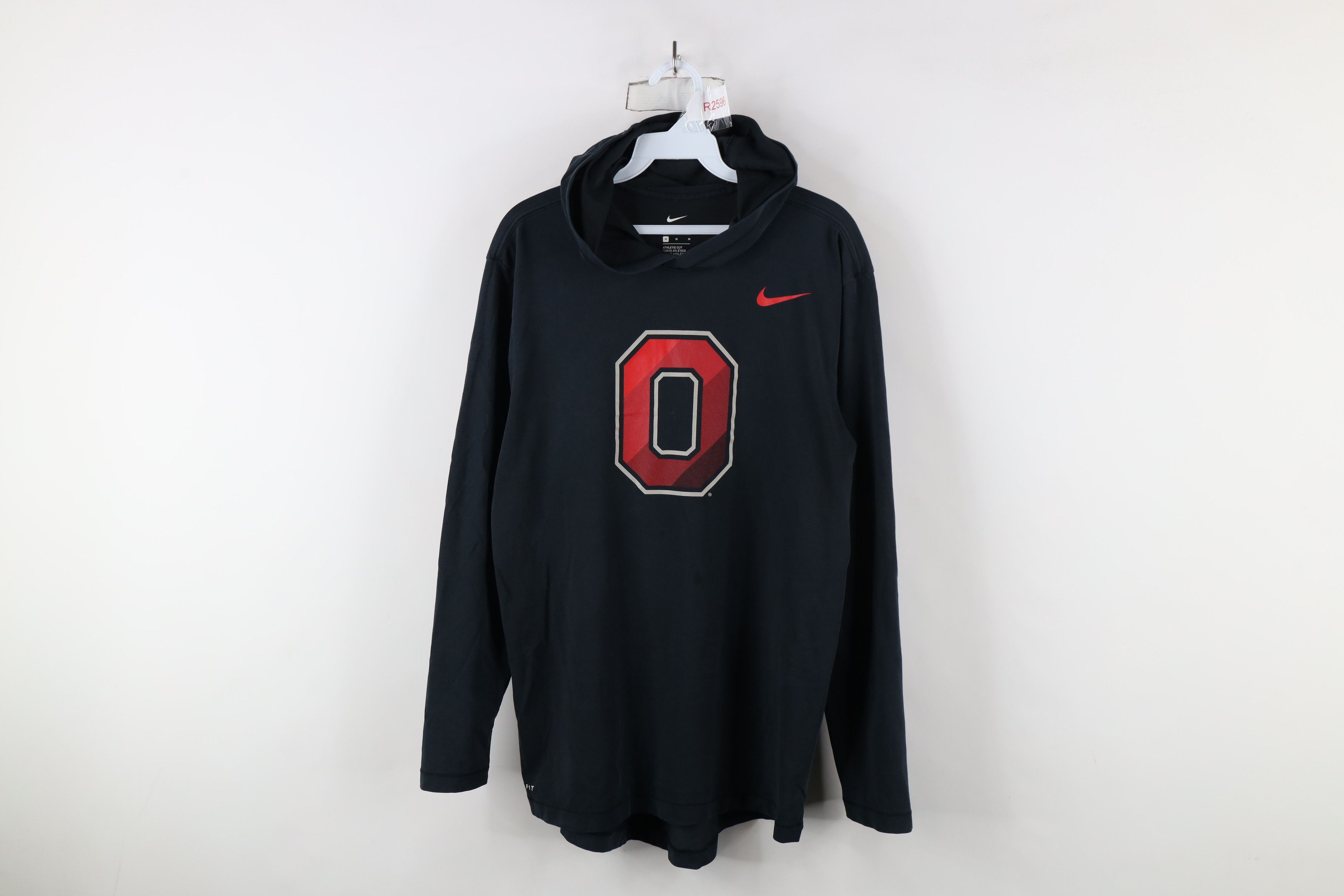 Nike × Vintage Nike Lightweight Ohio State University Hoodie T-Shirt Size US M / EU 48-50 / 2 - 1 Thumbnail