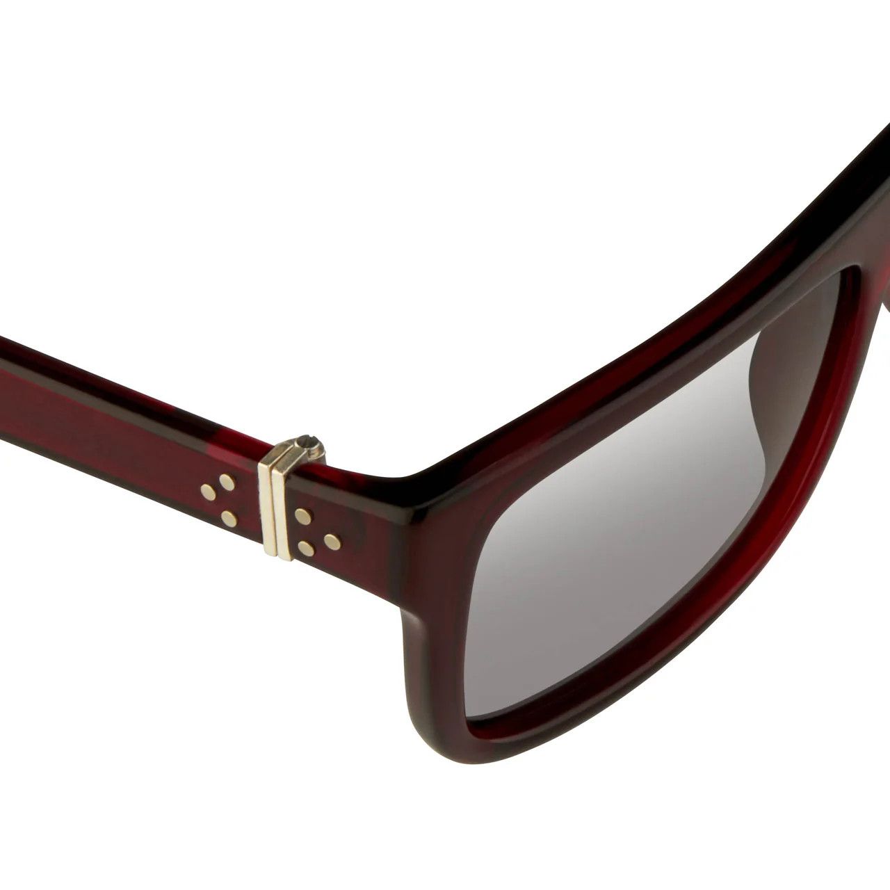 Ann Demeulemeester Ann Demeulemeester Sunglasses Flat Top Bordeaux Red and Blue Size ONE SIZE - 3 Thumbnail