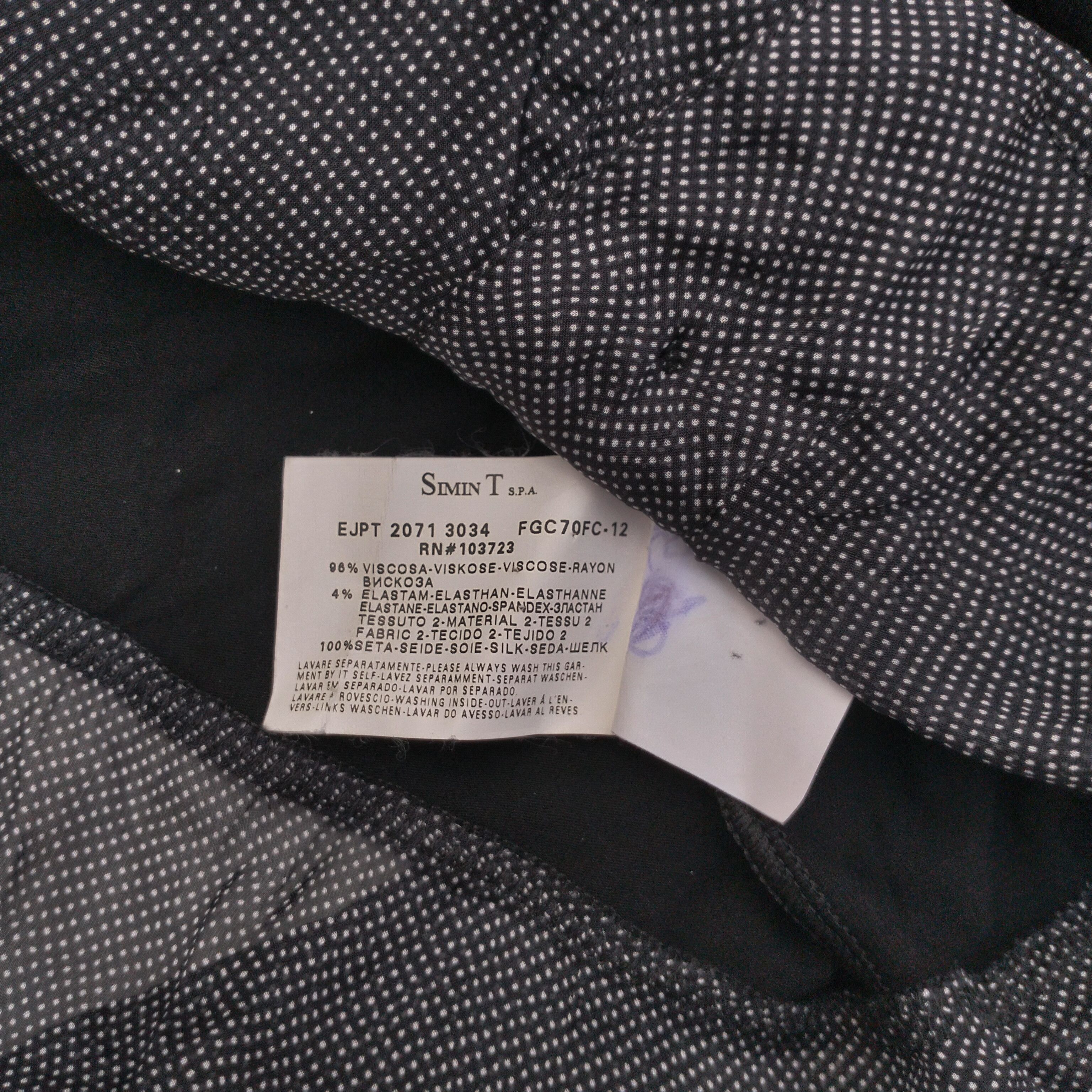 Emporio Armani Emporio Armani Blouse Twotone Dot pattern Made in Italy Size S / US 4 / IT 40 - 5 Thumbnail