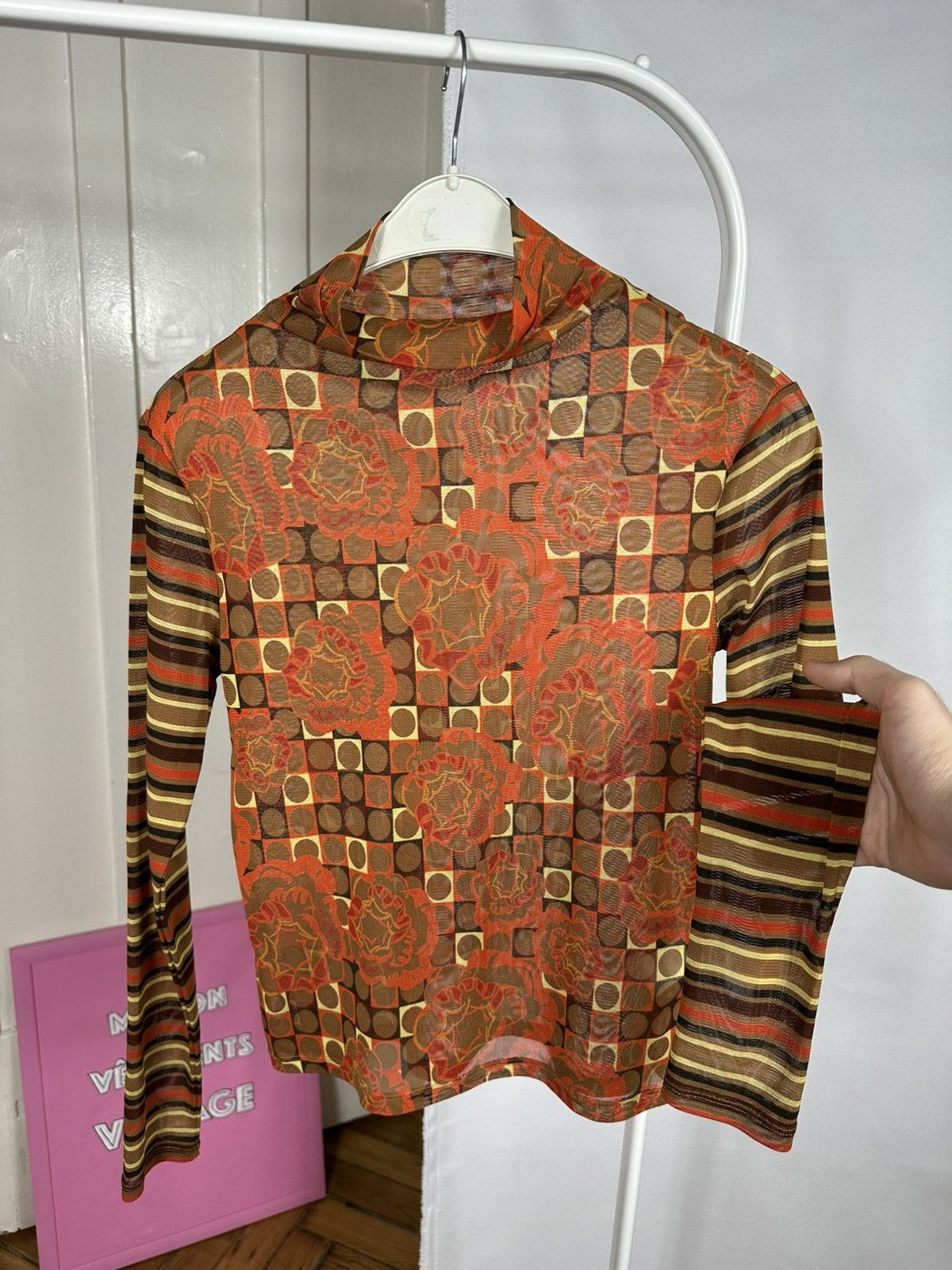 Hiroko Koshino Homme Hiroko Bis Koshino Top Mesh Size M / US 6-8 / IT 42-44 - 5 Thumbnail