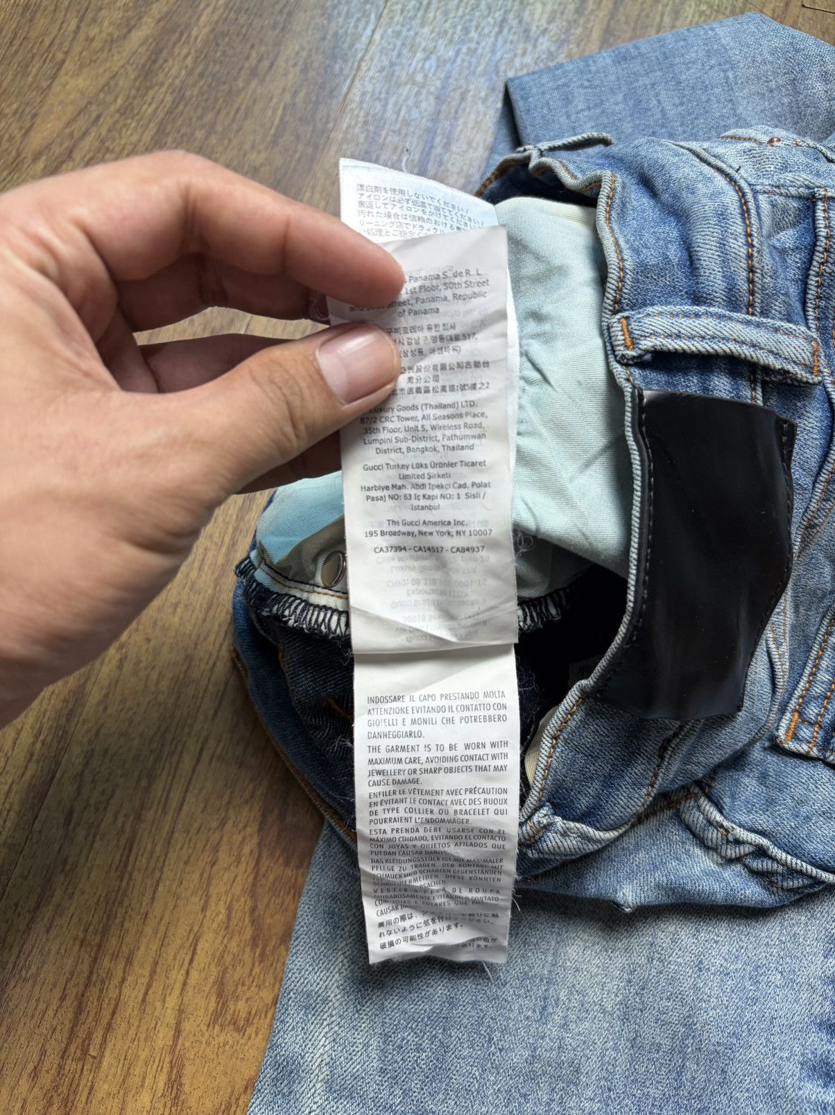 Gucci Gucci Blue Denim Horsebit Back Pocket Jeans Size 27" / US 4 / IT 40 - 12 Thumbnail