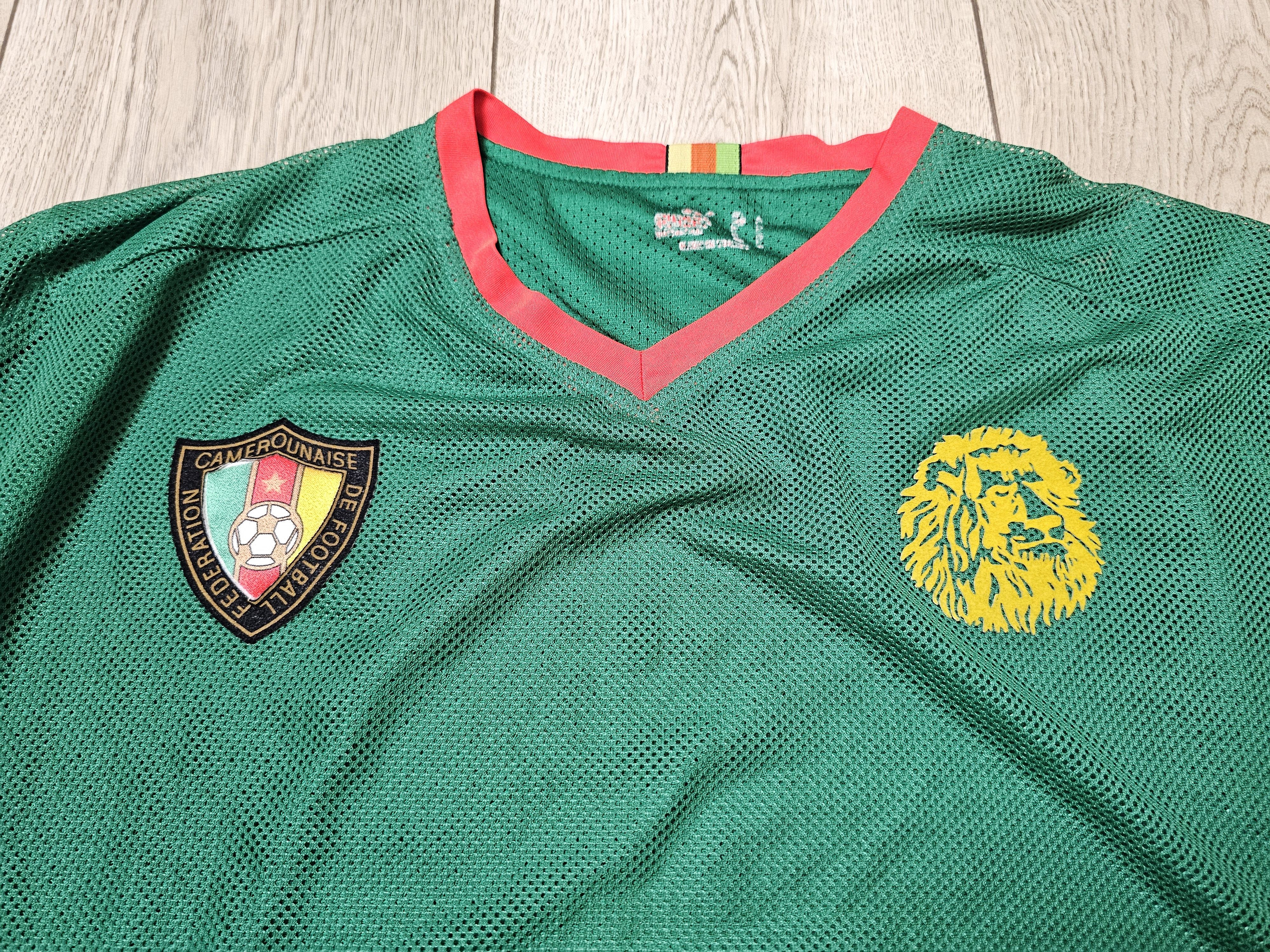 Puma CAMEROON 2008 2010 HOME FOOTBALL SHIRT SOCCER JERSEY Size US L / EU 52-54 / 3 - 3 Thumbnail