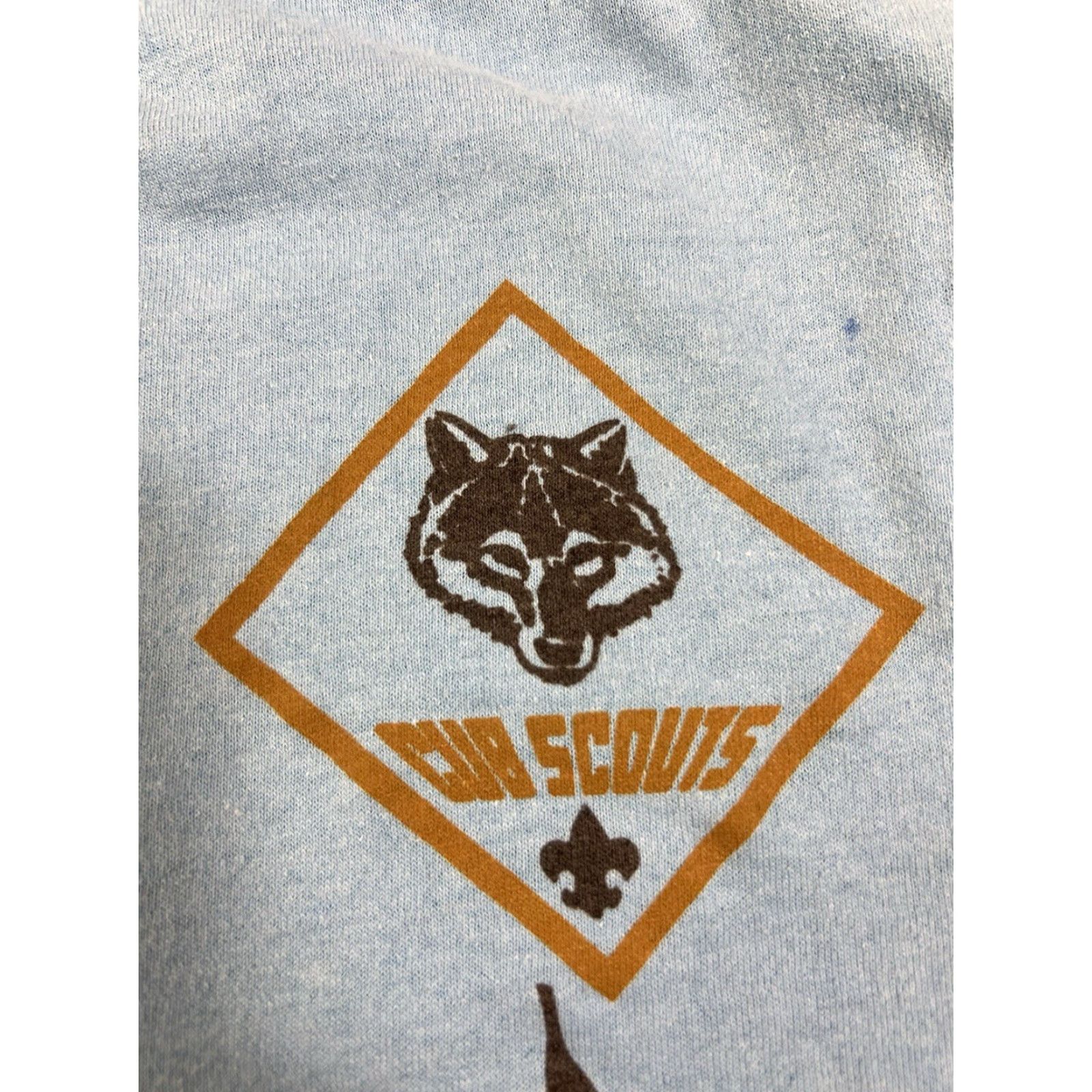 TEE JAYS VINTAGE Tee Jays Cub Scouts Day Camp Bear Nature T Shirt Blue Small Unisex Adults 90s Size US S / EU 44-46 / 1 - 7 Thumbnail
