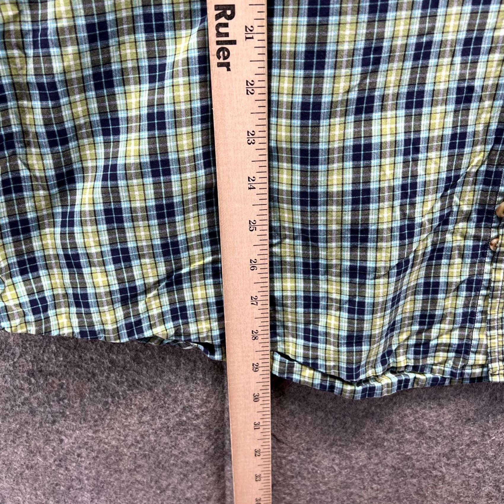 Carhartt VINTAGE Carhartt Shirt Mens Large Green Button Down Plaid Short Sleeve Hiking Size US L / EU 52-54 / 3 - 7 Thumbnail