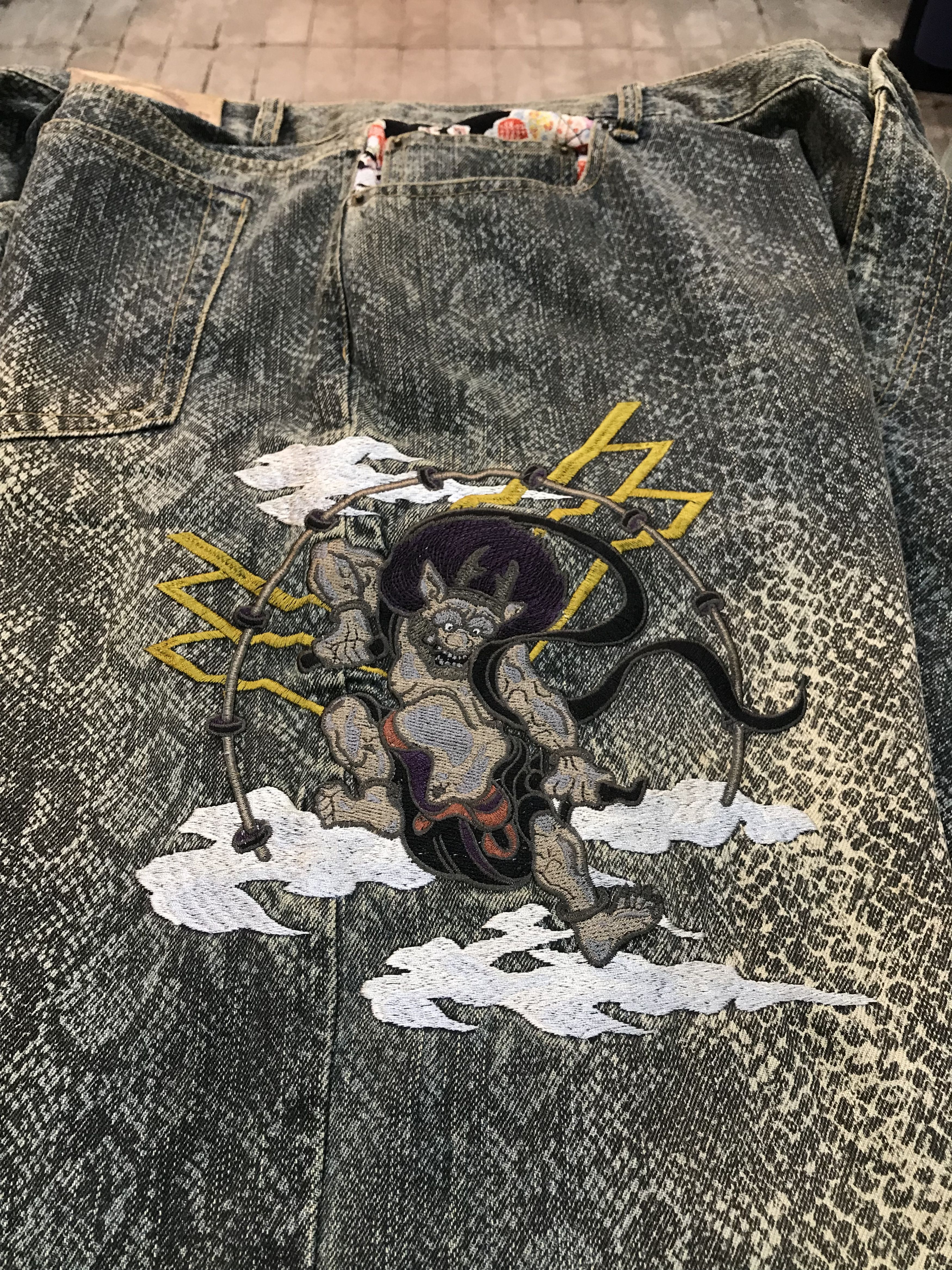 Japanese Brand Karakuri Tamashii Double Oni Japanese Brand Jeans Pants Size US 40 / EU 56 - 9 Thumbnail