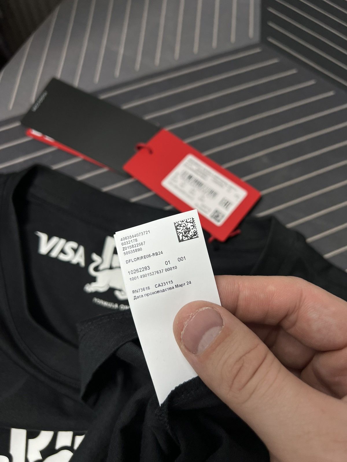 Hugo HUGO Red Bull Racing F1 T-Shirt Visa Cash App Black Y2K Size US XXL / EU 58 / 5 - 11 Thumbnail