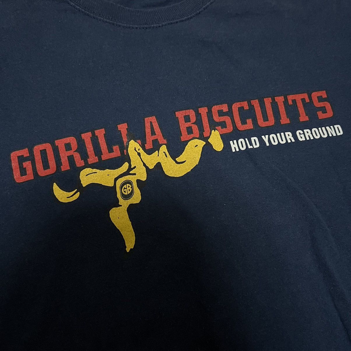 Band Tees Early 00s Gorilla Biscuits Hold your ground T shirt Size US L / EU 52-54 / 3 - 4 Thumbnail