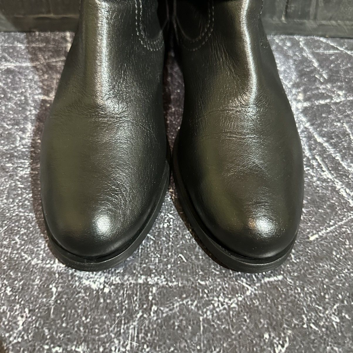 Prada PRADA Women’s Leather Black Biker Boots Size 39.5 Size US 9.5 / IT 39.5 - 7 Thumbnail