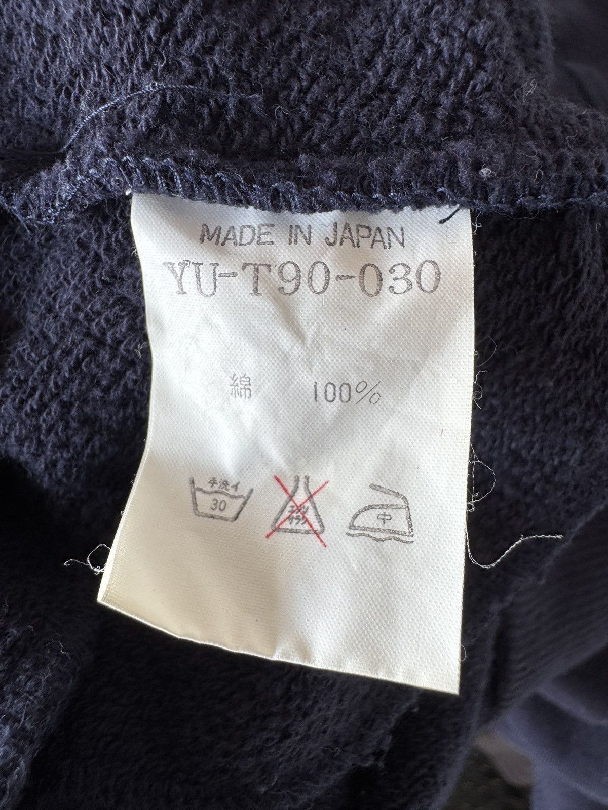 Y's Y's Yohji Yamamoto Navy Sweatshirt Size US S / EU 44-46 / 1 - 5 Thumbnail