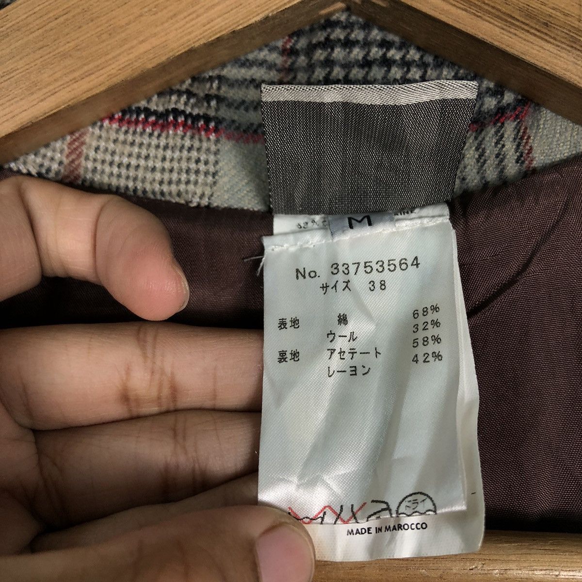 Vintage 🔥Vintage Lilith Plaid Wool Blend Chore Jacket Issey Miyake Size US M / EU 48-50 / 2 - 19 Thumbnail