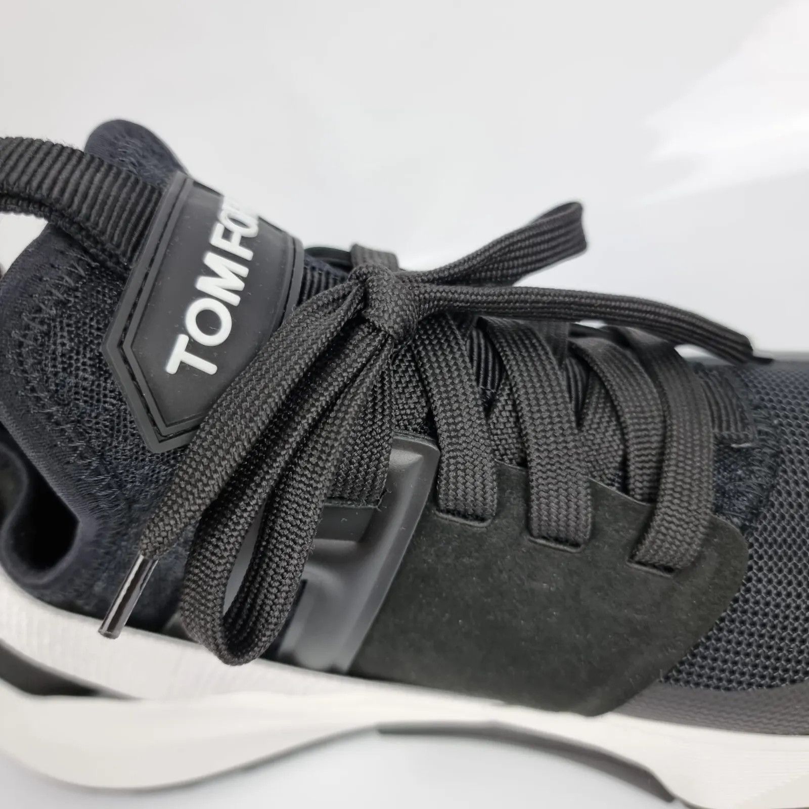 Tom Ford Tom Ford Alcantara Black Sneakers New Size US 10.5 / EU 43-44 - 9 Thumbnail