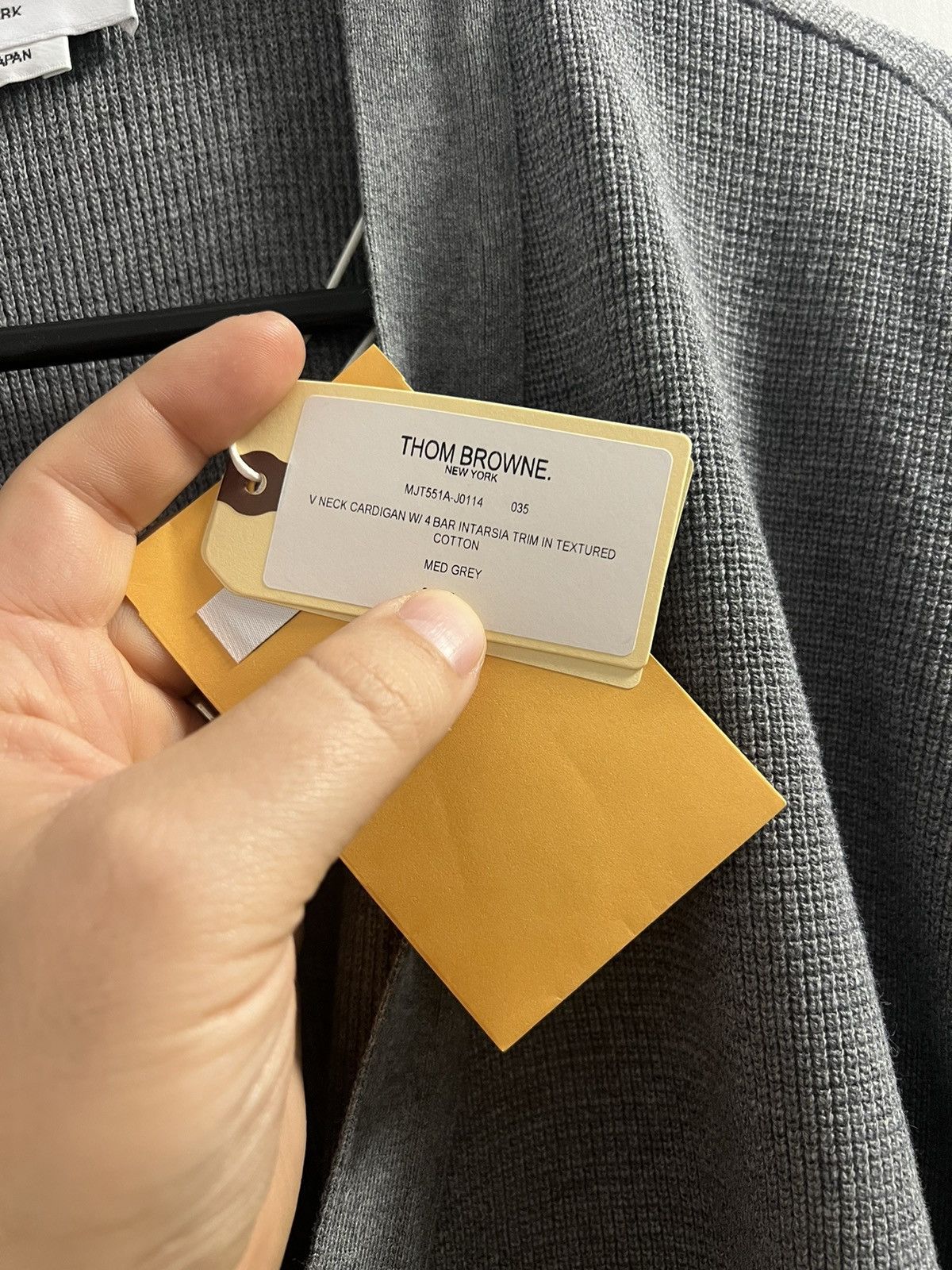 Thom Browne V Neck Cardigan - size 7 Size US XXL / EU 58 / 5 - 8 Thumbnail