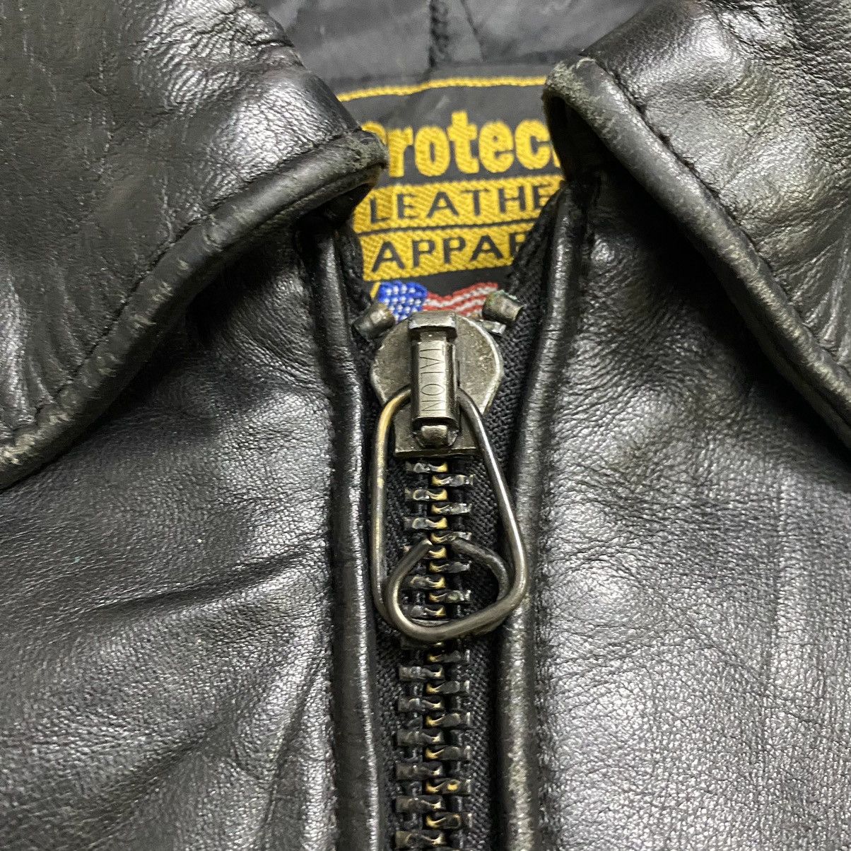 Genuine Leather VINTAGE PROTECH LEATHER APPAREL RIDER JACKET Size US M / EU 48-50 / 2 - 19 Thumbnail