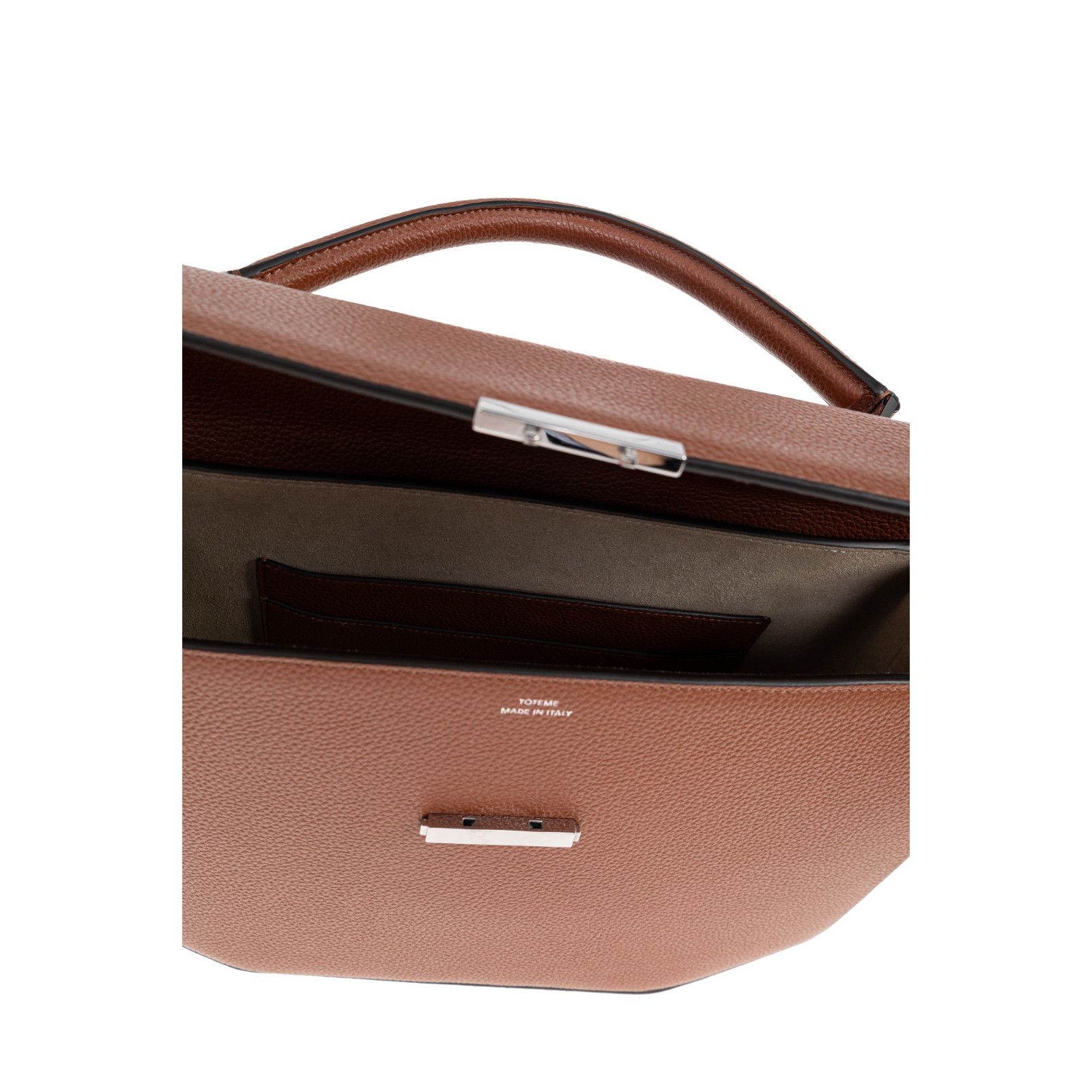 Toteme TOTEME Box Brown Leather Top Handle Bag New And Authentic Size ONE SIZE - 4 Thumbnail