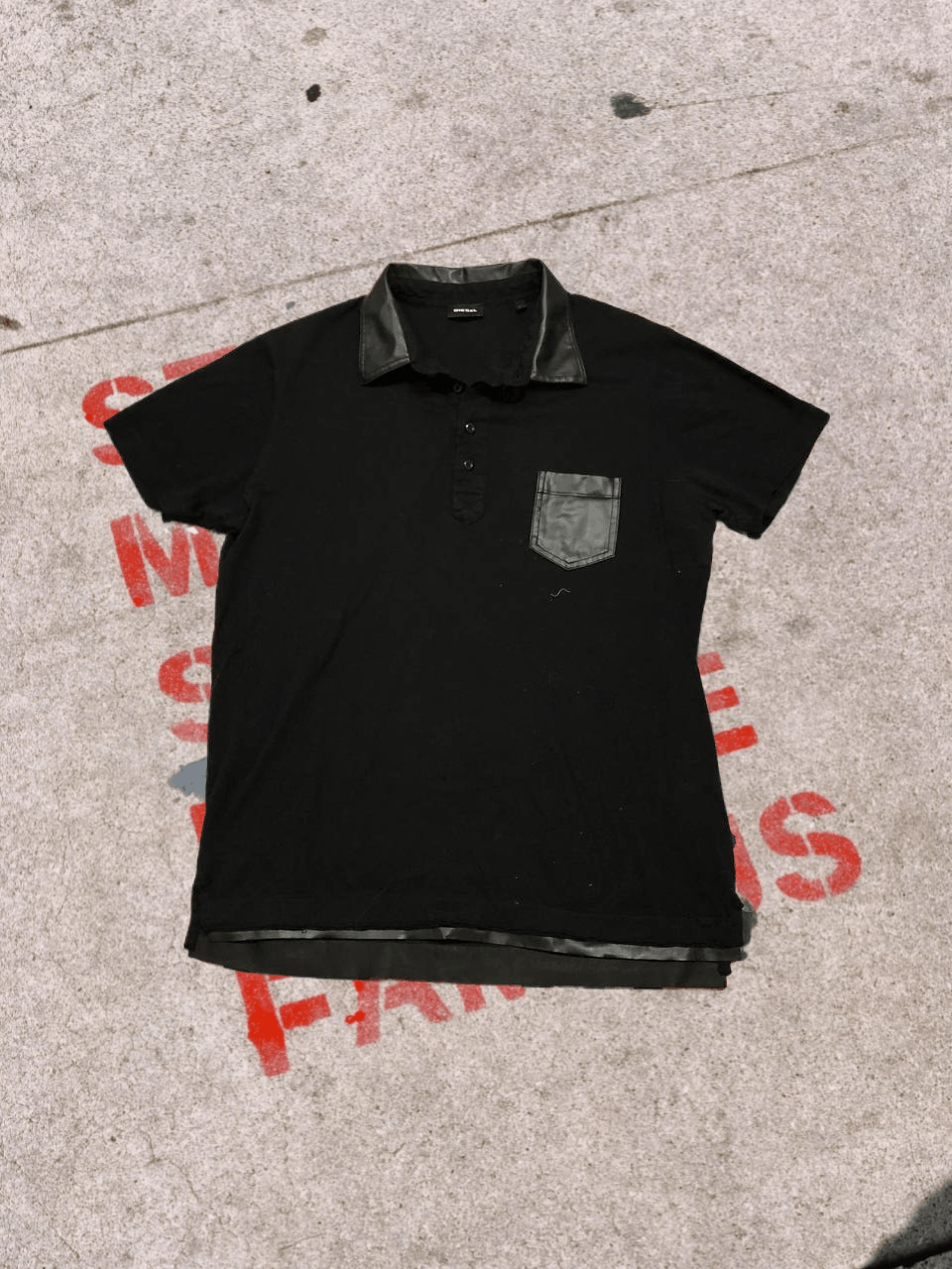 Diesel Diesel Basic Polo T-Shirt Small Logo Black Size US L / EU 52-54 / 3 - 1 Thumbnail