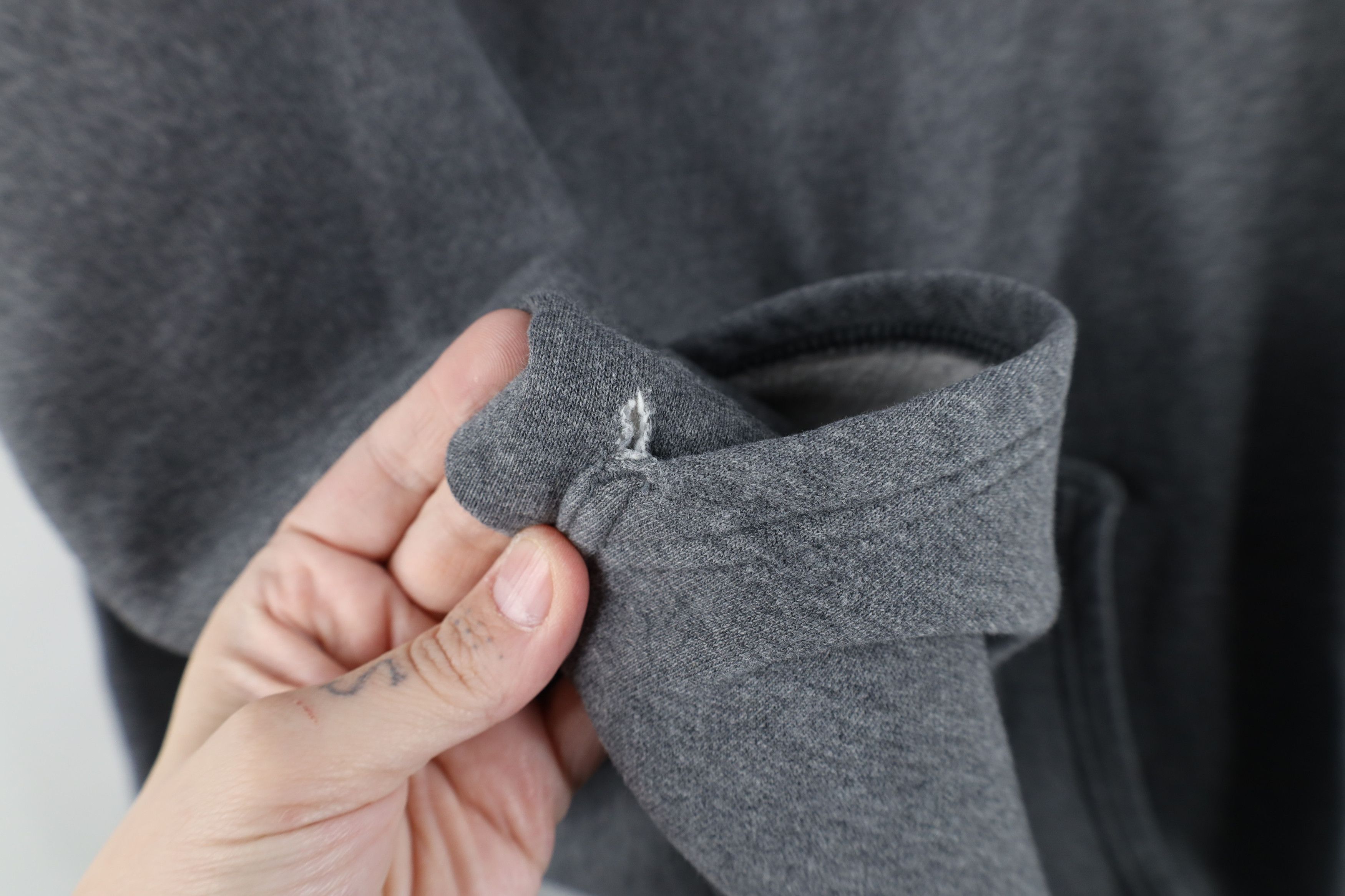 Nike Vintage Nike Travis Scott Mini Swoosh Hoodie Sweatshirt Gray Size US XL / EU 56 / 4 - 6 Thumbnail