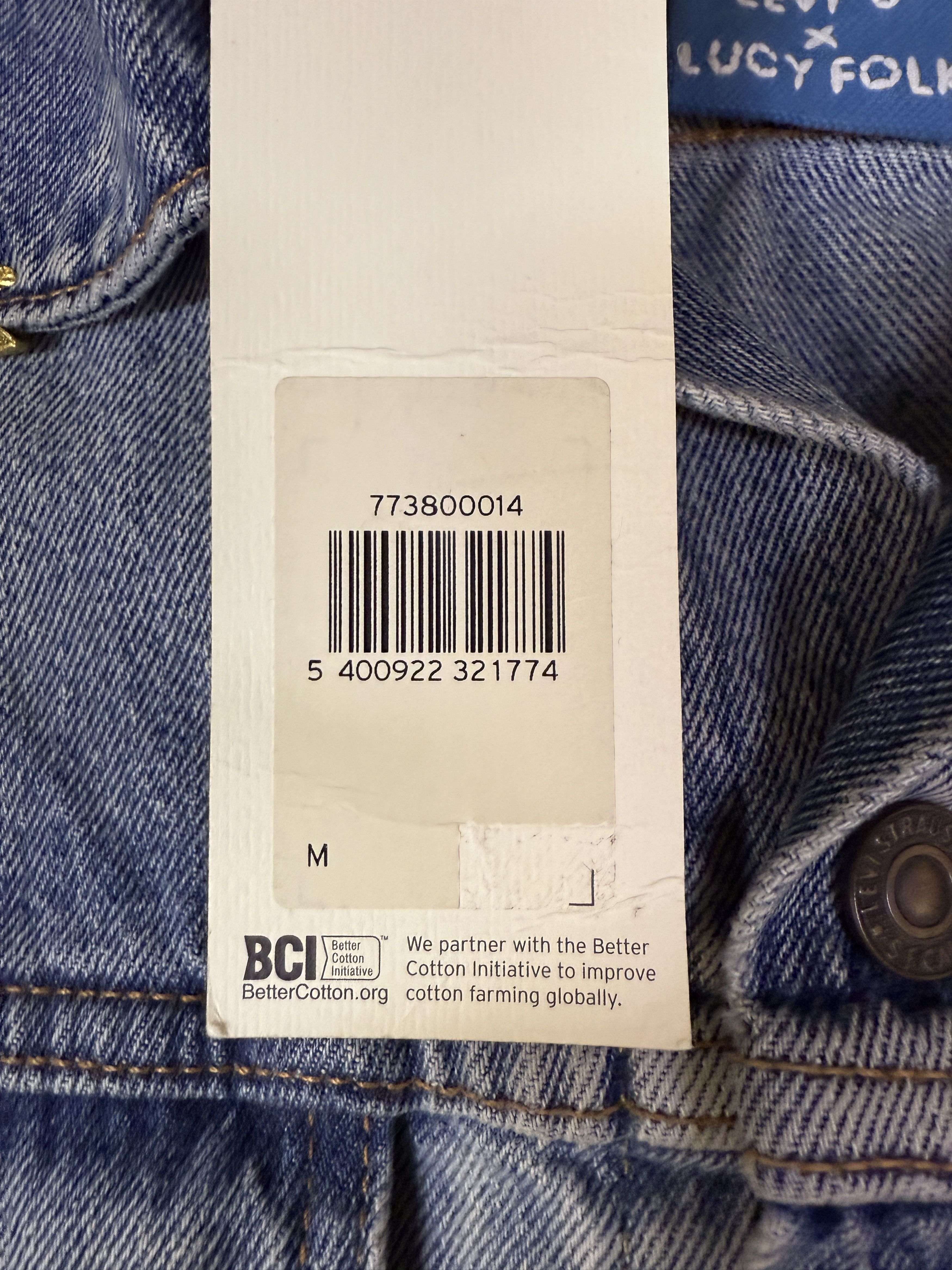 Levi's Levi's x Lucy Folk Denim Trucker Jacket Size US M / EU 48-50 / 2 - 11 Thumbnail