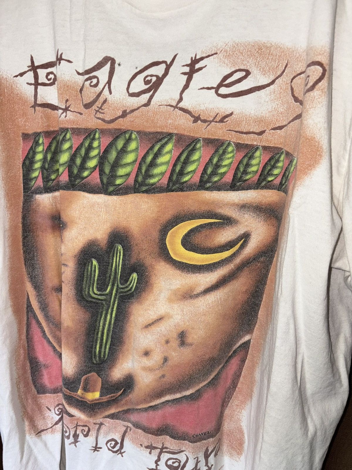 Tultex Vintage eagles 94 world tour tee Size US XL / EU 56 / 4 - 3 Thumbnail