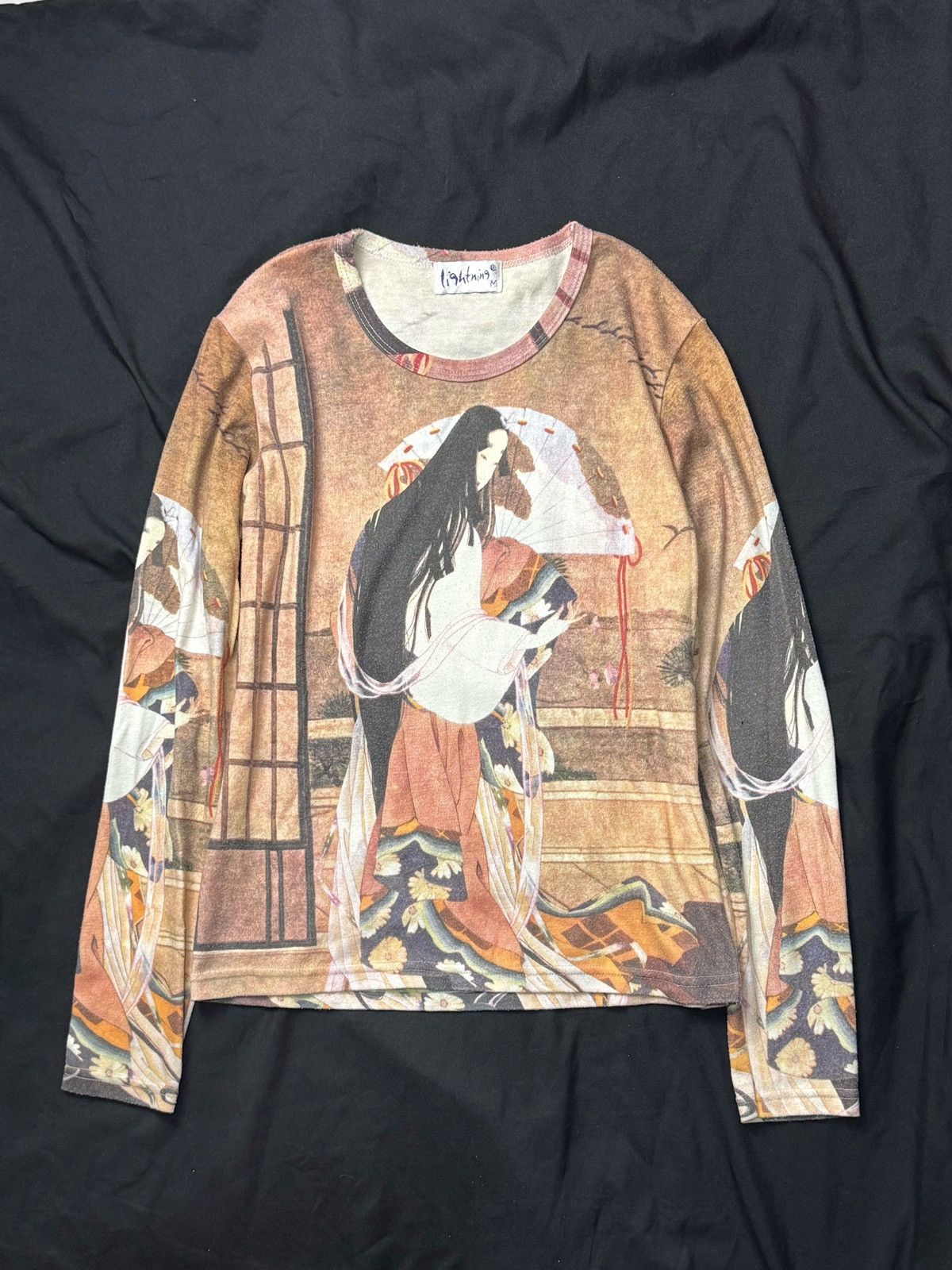 Japanese Brand Japanese lightning jpg styled long sleeve mesh Size US M / EU 48-50 / 2 - 1 Thumbnail