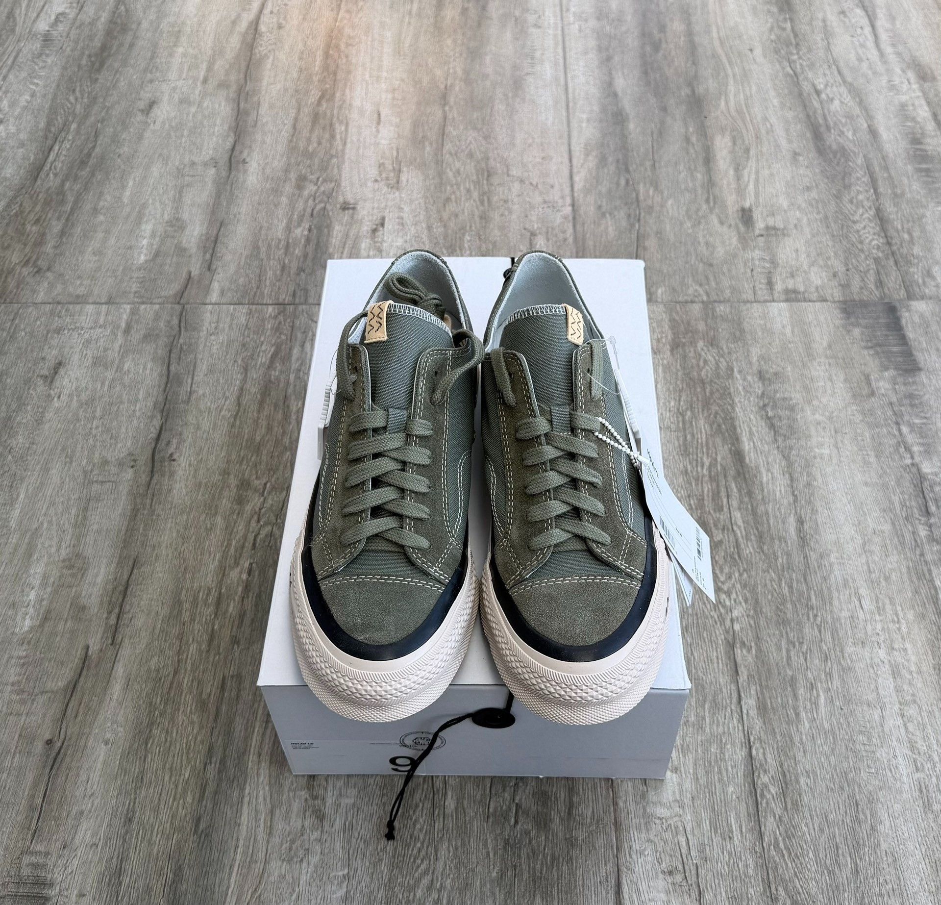 Visvim VISVIM NOLAN LO Canvas Leather Low-Top Size US 9 / EU 42 - 1 Thumbnail