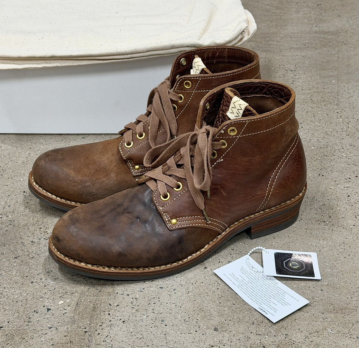Visvim Visvim 19ss Brigadier Boots Folk Horsehide Size US 10.5 / EU 43-44 - 1 Thumbnail