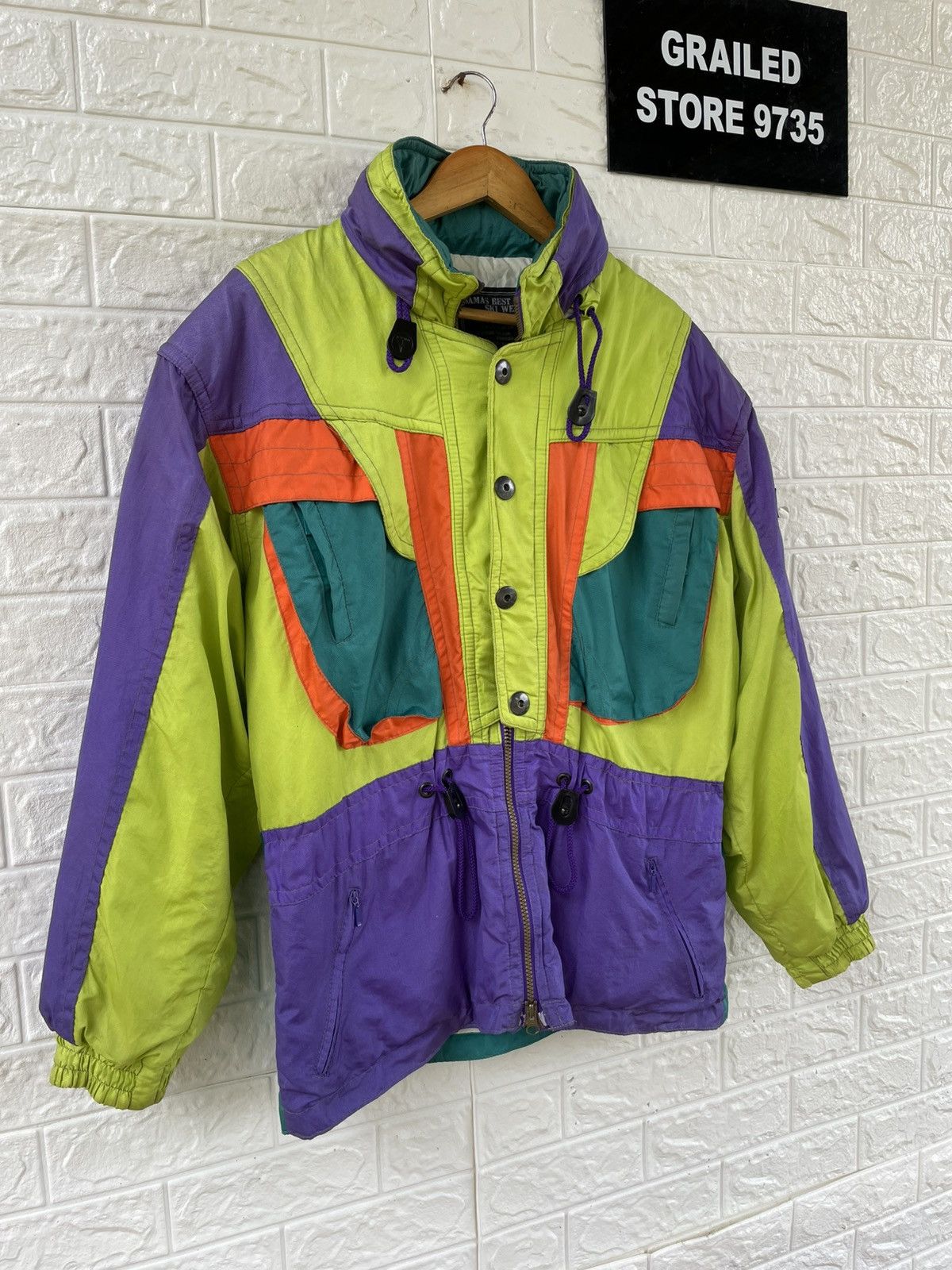 Japanese Brand × Vintage Vintage Ski Jacket Size US XL / EU 56 / 4 - 3 Thumbnail