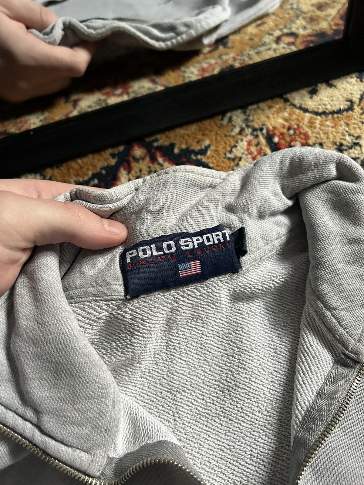 Polo Ralph Lauren Polo Ralph Lauren sport vintage 1/3 zip sweatshirt Size US L / EU 52-54 / 3 - 9 Thumbnail