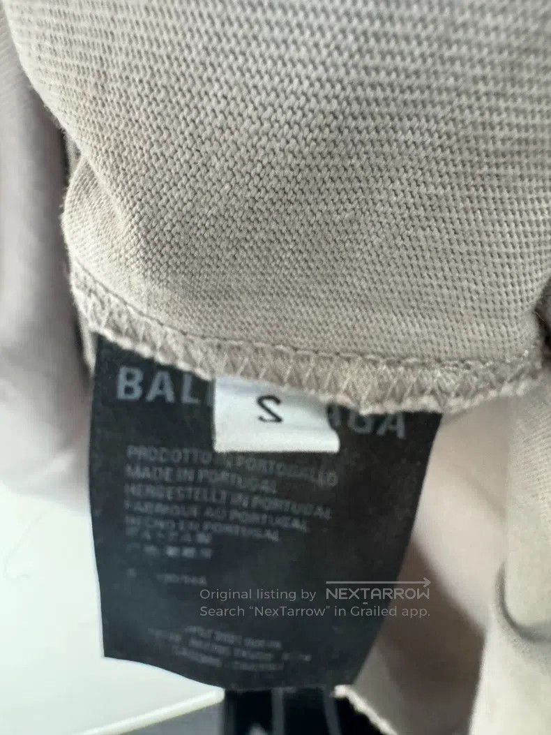 Balenciaga Balenciaga Grey Shadow Logo Ripped Short-Sleeve T-Shirt Size US S / EU 44-46 / 1 - 4 Thumbnail