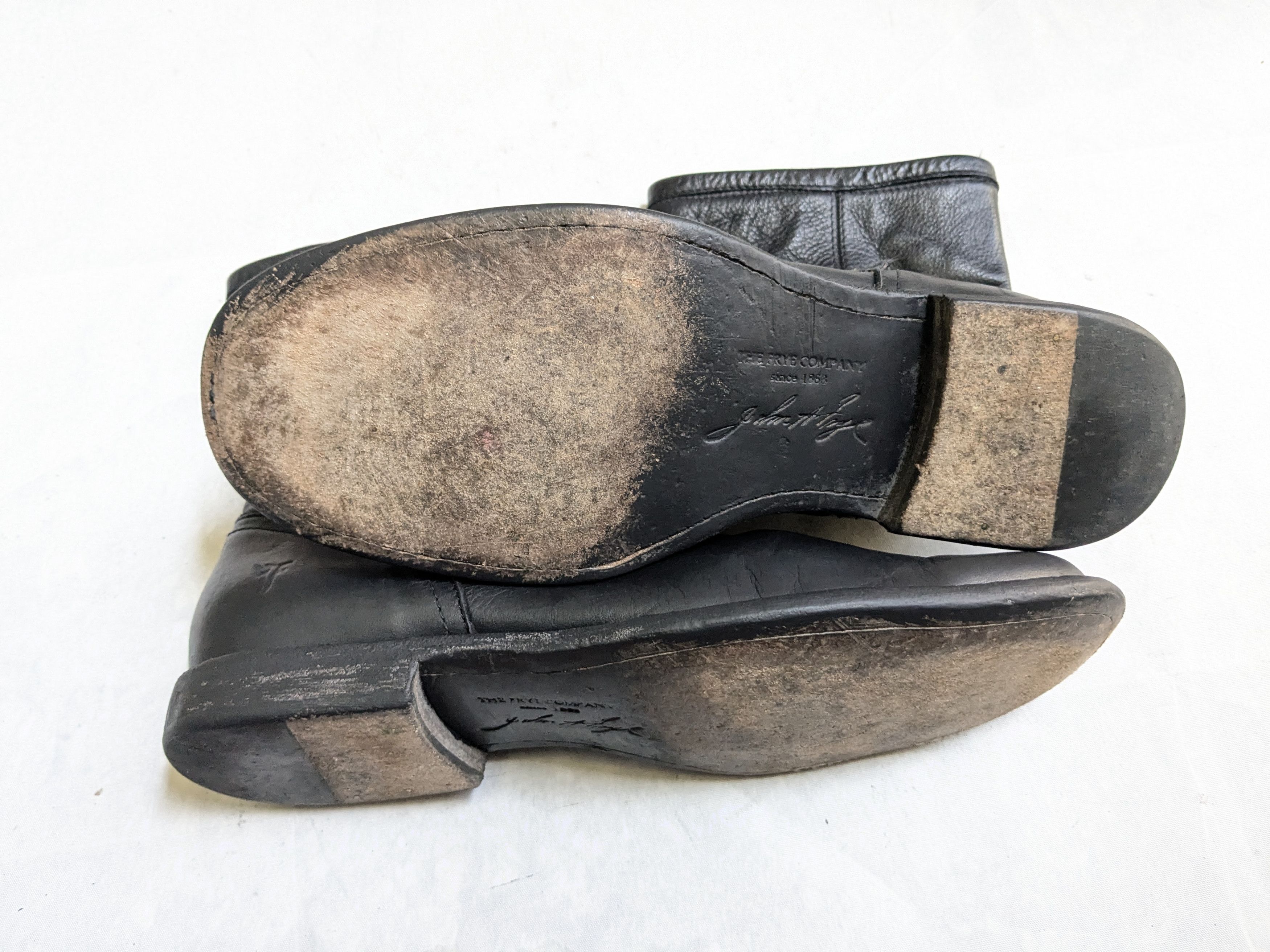 Frye Frye Engineer Boots Black Leather 9.5 Motorcycle Biker Size US 9.5 / EU 42-43 - 22 Thumbnail
