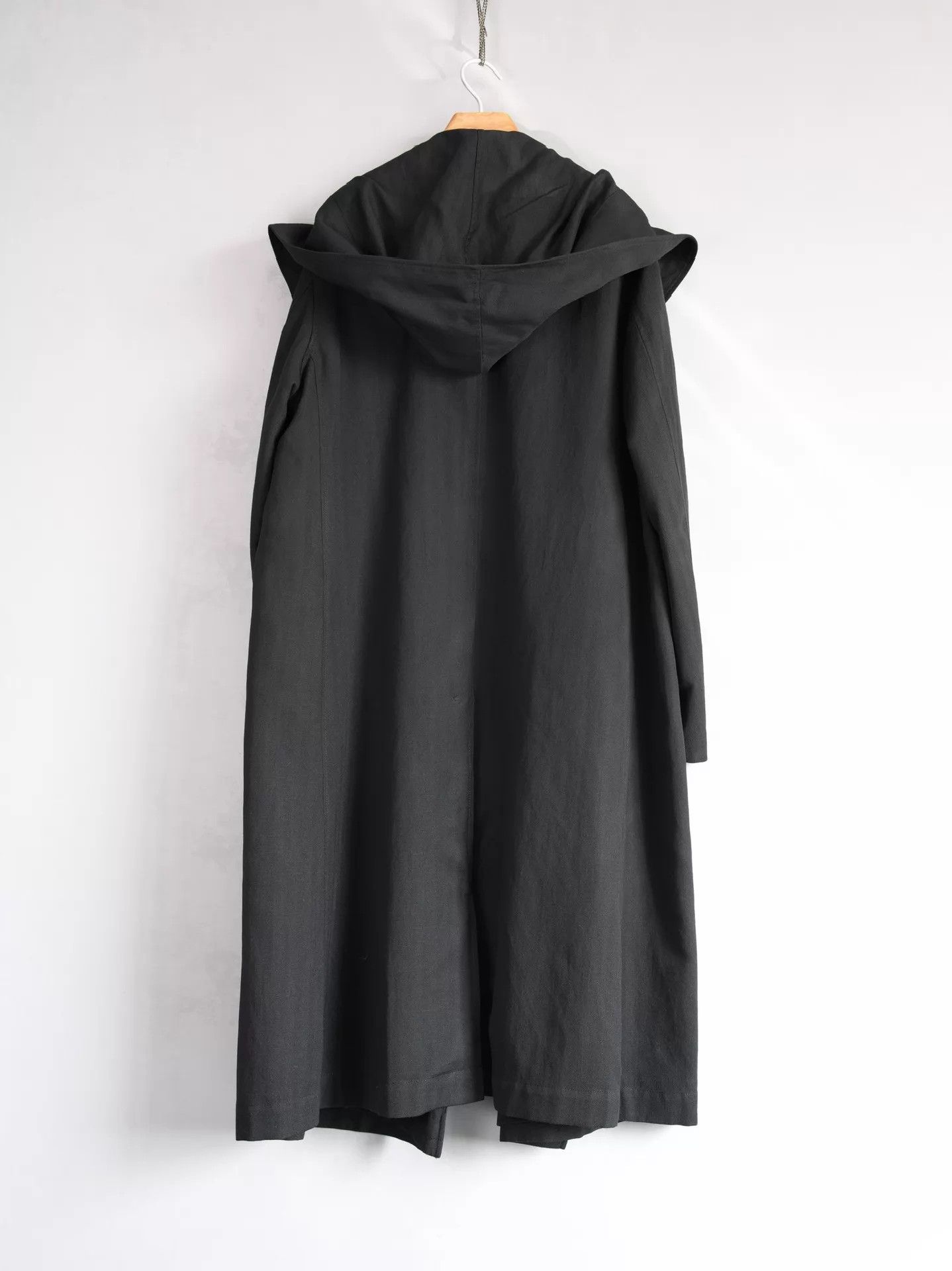 Yohji Yamamoto Yohji Yamamoto 14AW Hood Wiz Hat Buckleless Coat Size US L / EU 52-54 / 3 - 4 Thumbnail