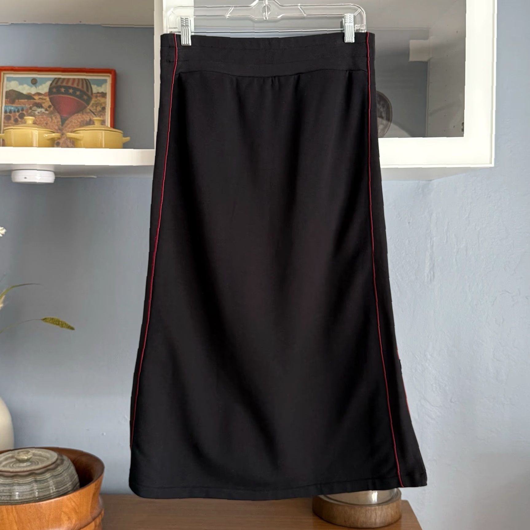 Public School Public School New York Sporty Midi Skirt Size S Black Red Stripe Side Zippers Women Midi Skirt Womens Size 28" / US 6 / IT 42 - 5 Thumbnail