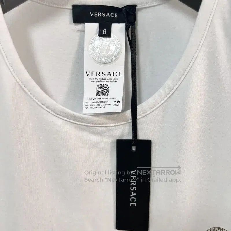 Versace Versace Men's Cotton Summer T-Shirt . Size US S / EU 44-46 / 1 - 2 Thumbnail