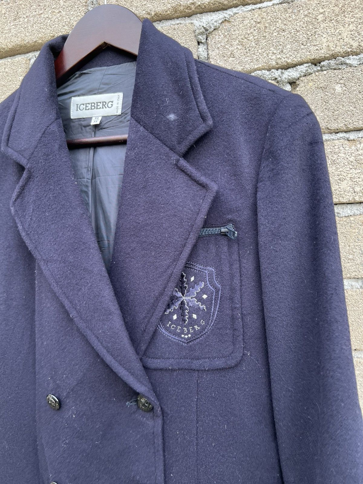 Iceberg Iceberg Wool Coats Double Collar Size S / US 4 / IT 40 - 7 Thumbnail