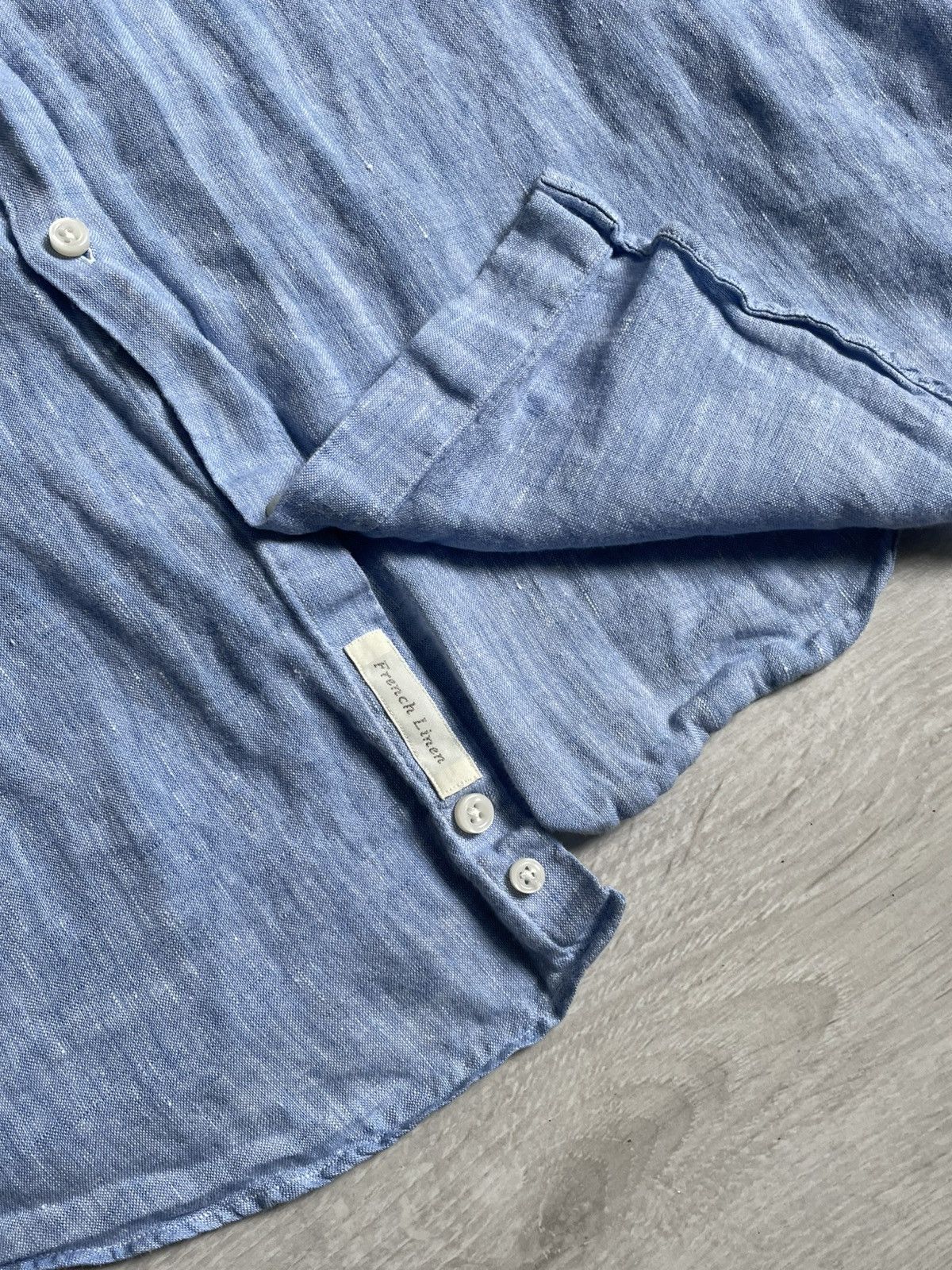 Boggi × Vintage Boggi Milano Linen Button Up Shirt Size US M / EU 48-50 / 2 - 7 Thumbnail