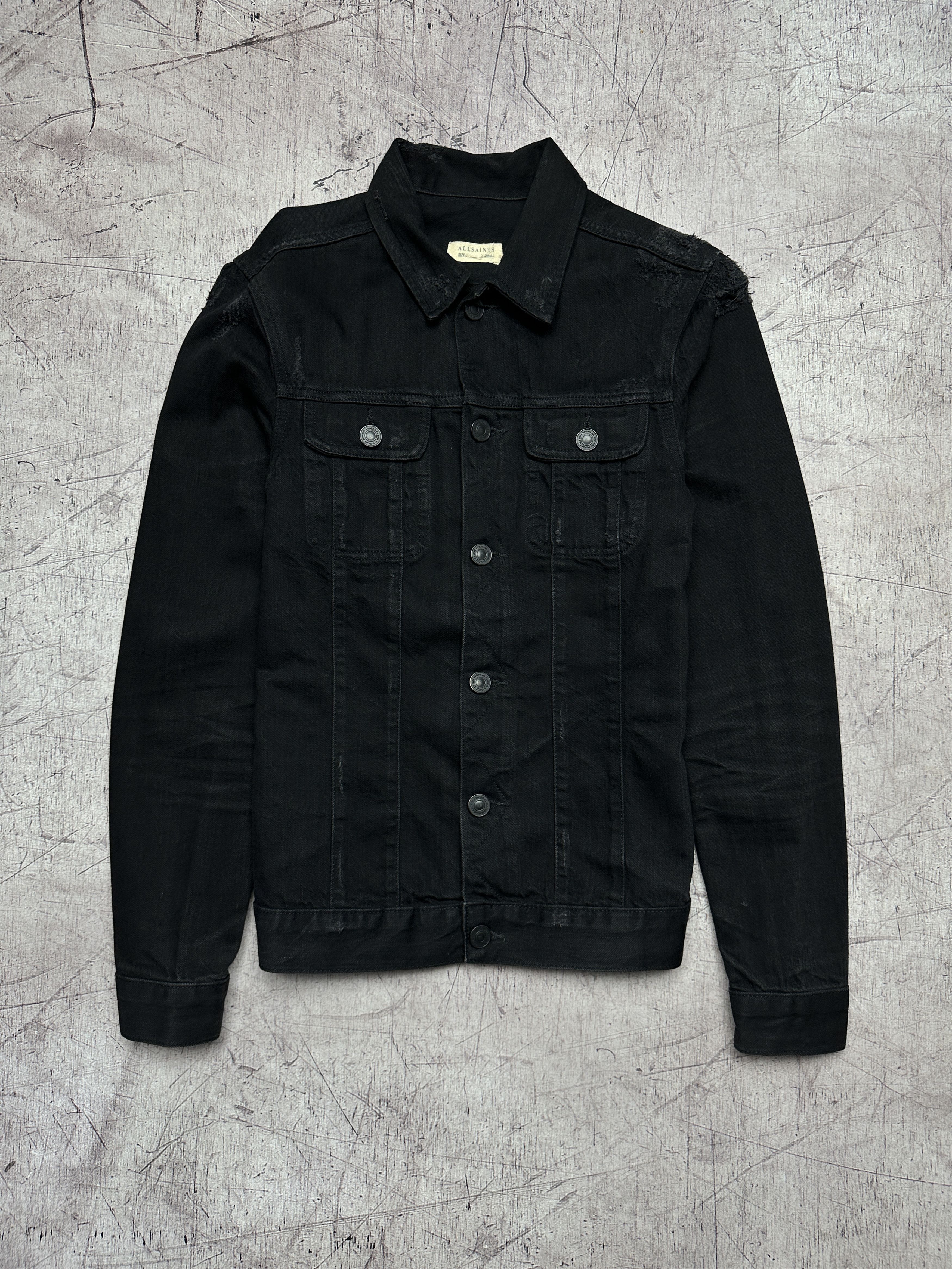 Allsaints Allsaints Mens Snipe Denim Jacket Size US XS / EU 42 / 0 - 1 Thumbnail