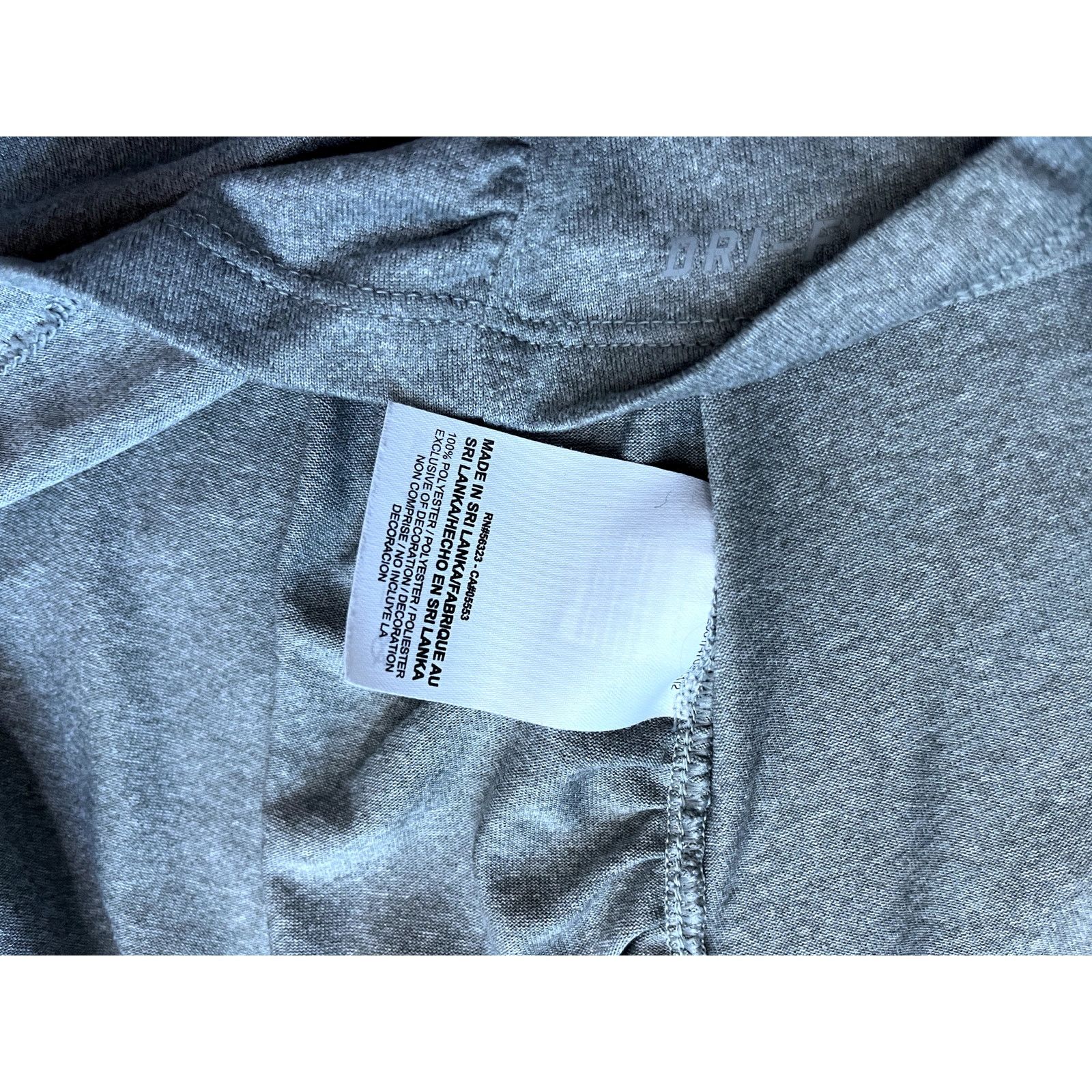 Nike Women's Gray Long Sleeve Nike Activewear Top L Size L / US 10 / IT 46 - 5 Thumbnail