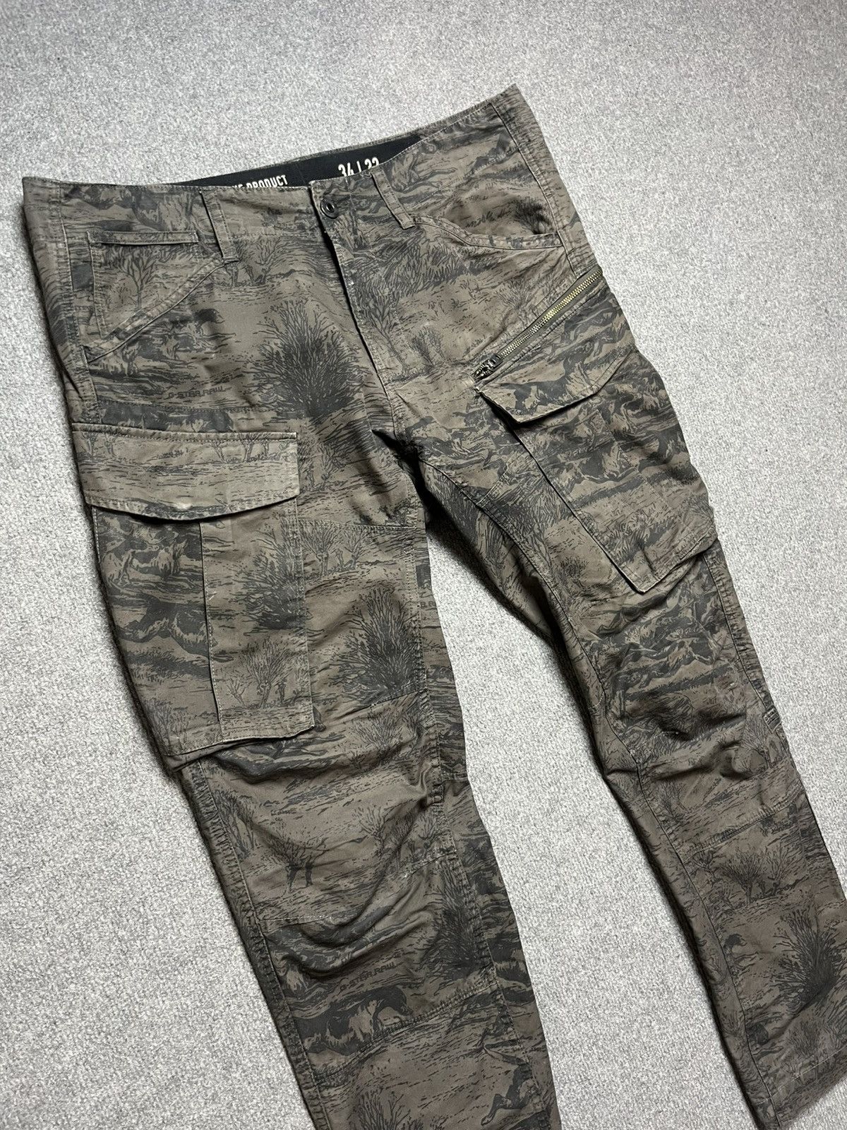 G-Star G-star 3D cargo printed pants Size US 34 / EU 50 - 4 Thumbnail